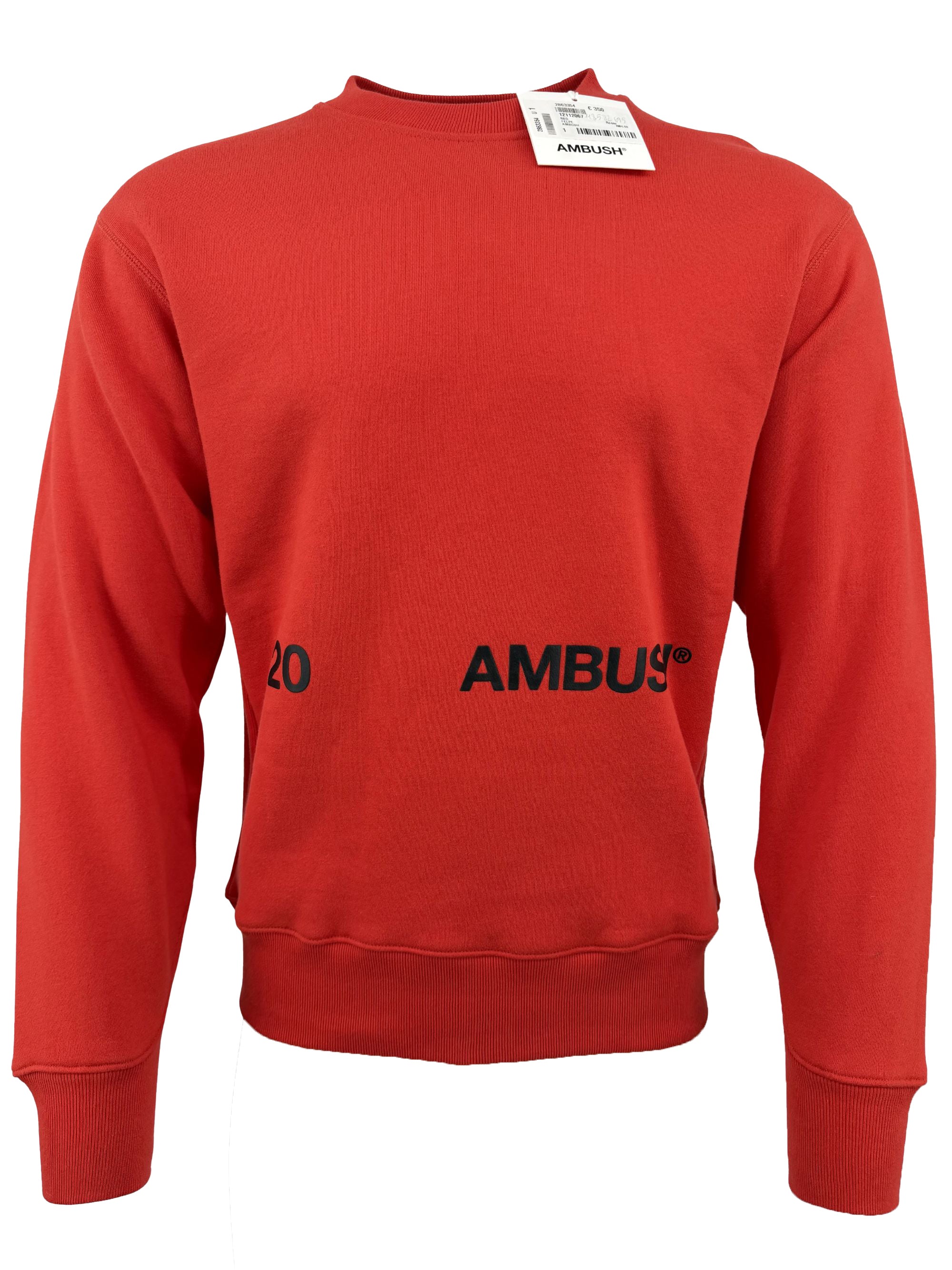 Ambush Logo Sweatshirt - Red (Unused) Ambush
