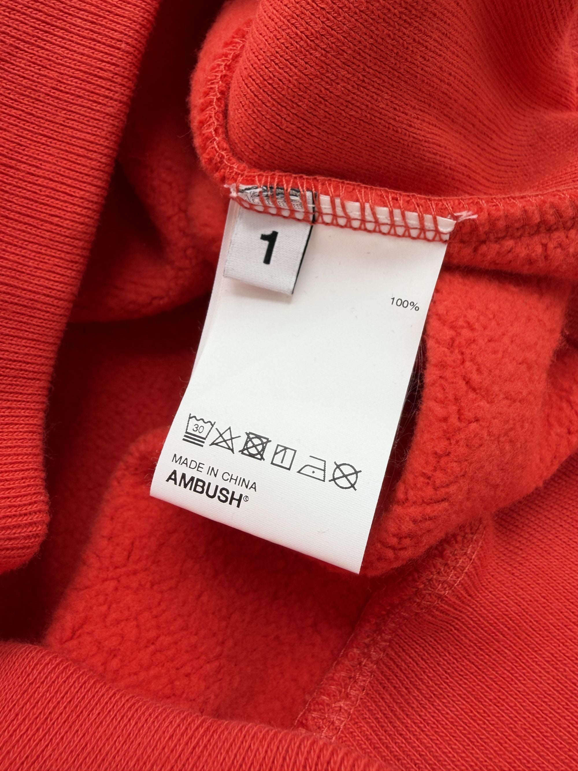 Ambush Logo Sweatshirt - Red (Unused) Ambush