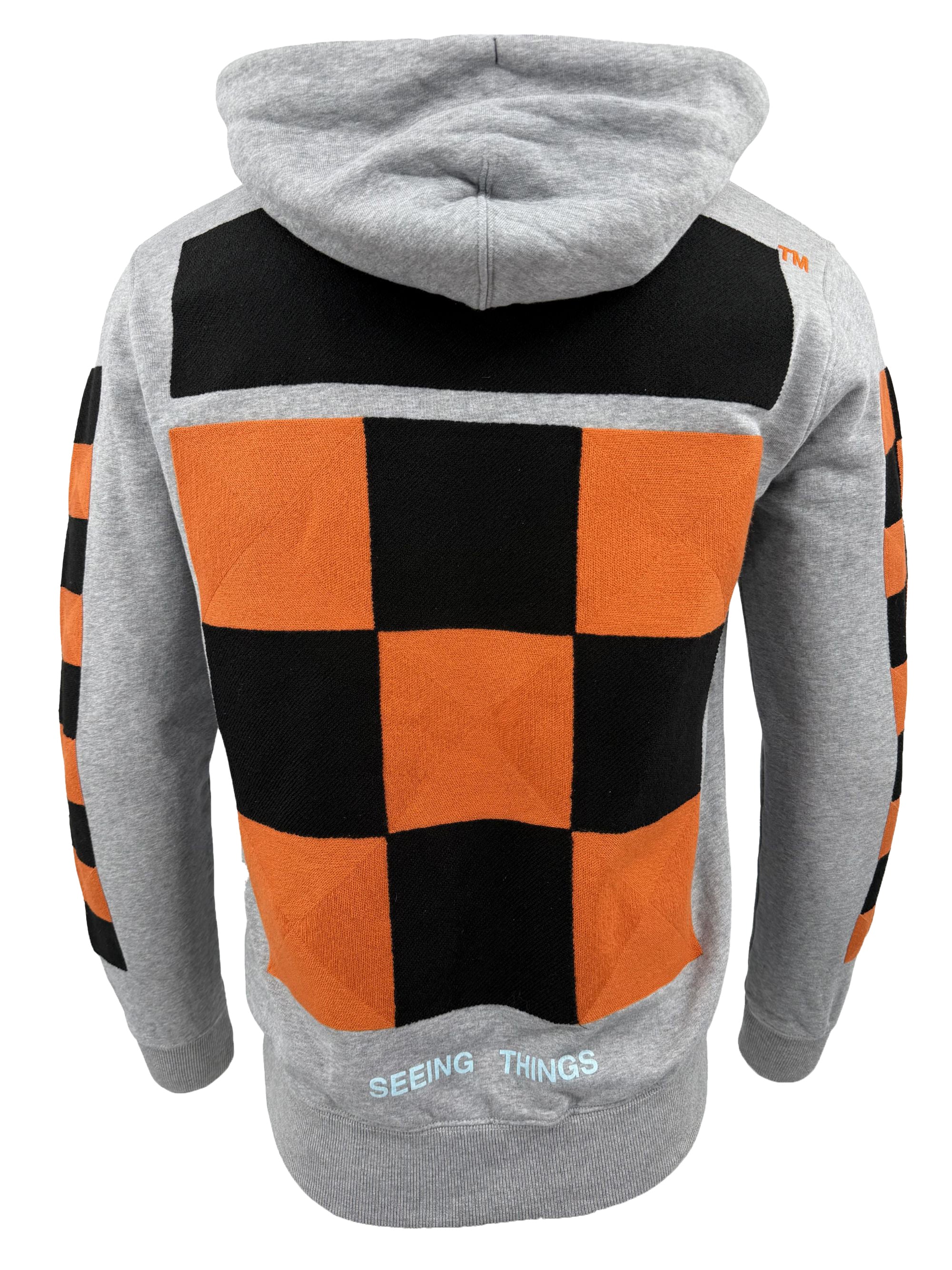 Off White 'Seeing Things' Arrows Hoodie - Grey Off-White