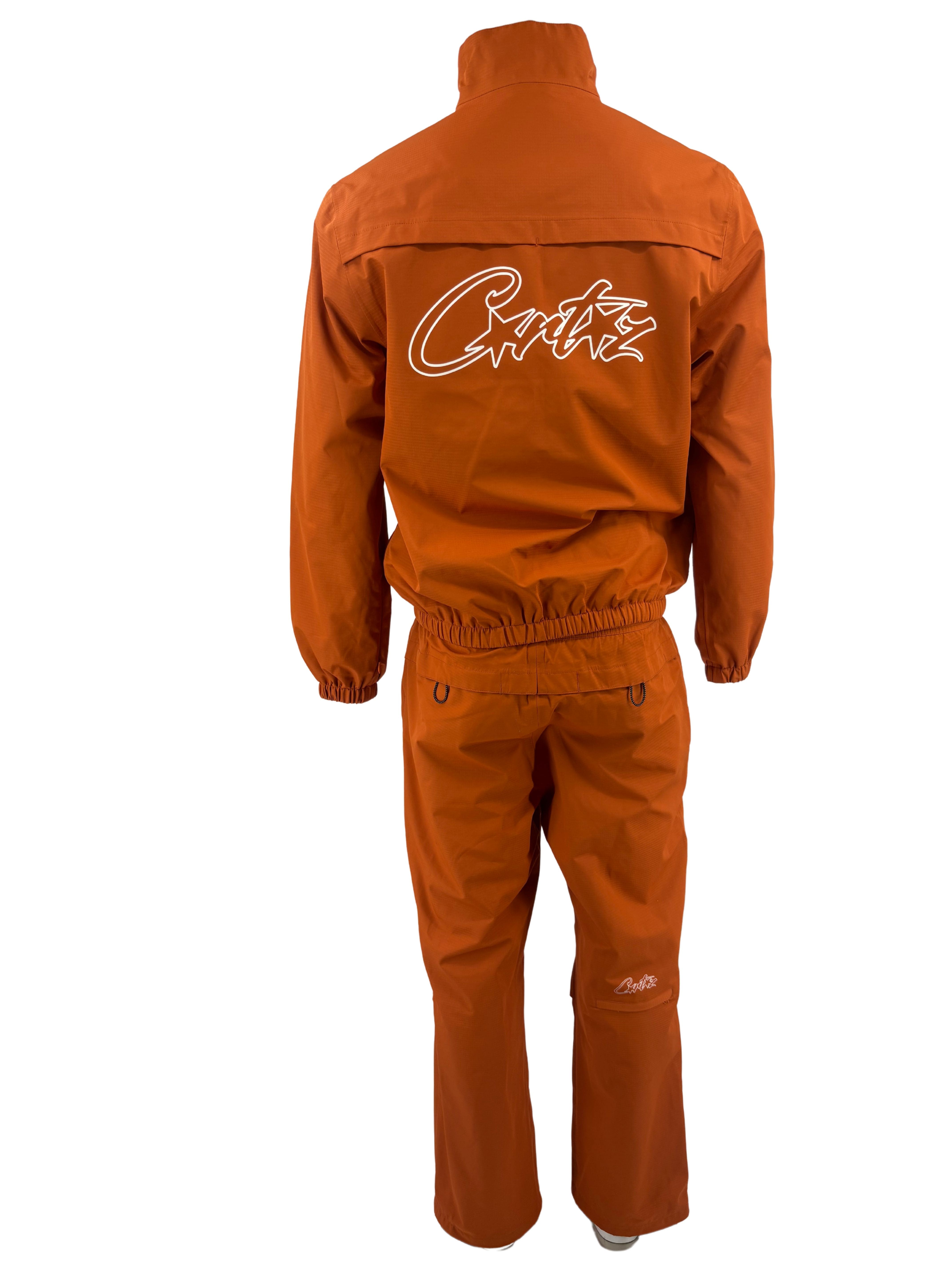 Corteiz Gutta Waterproof Jacket & Bottoms - Orange