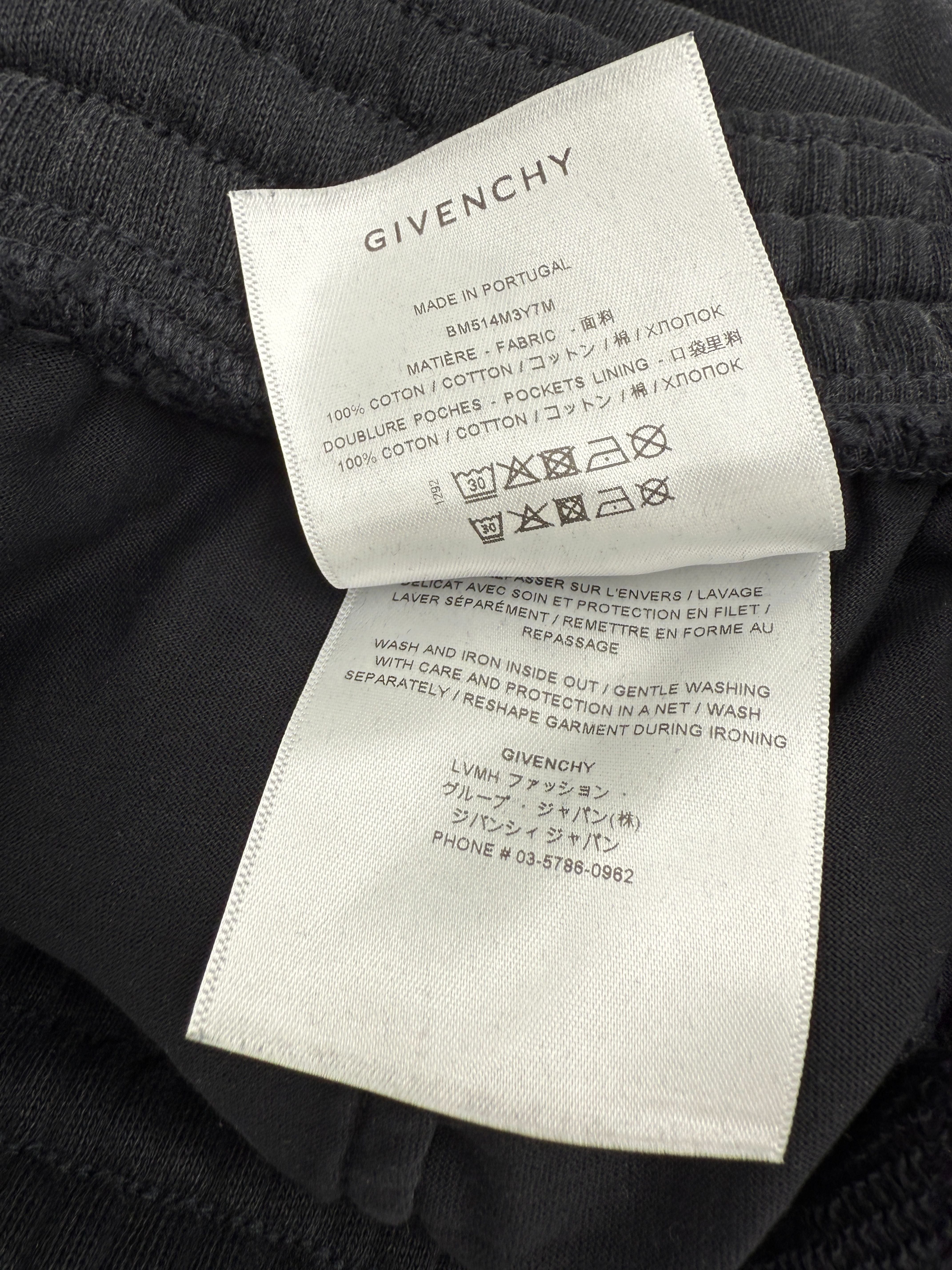 Givenchy Fleece Joggers  - Black