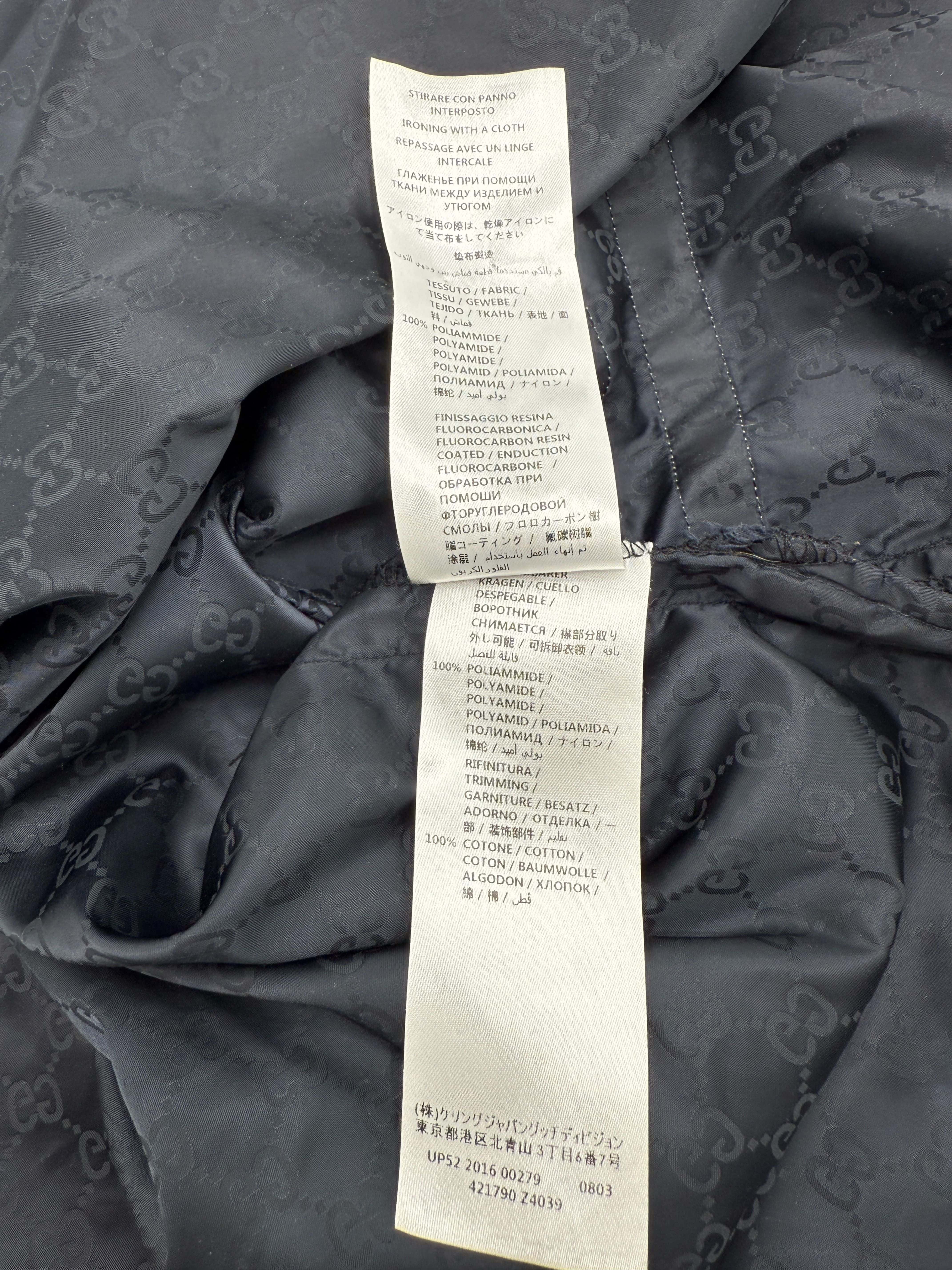 Gucci GG Windbreaker - Black Gucci