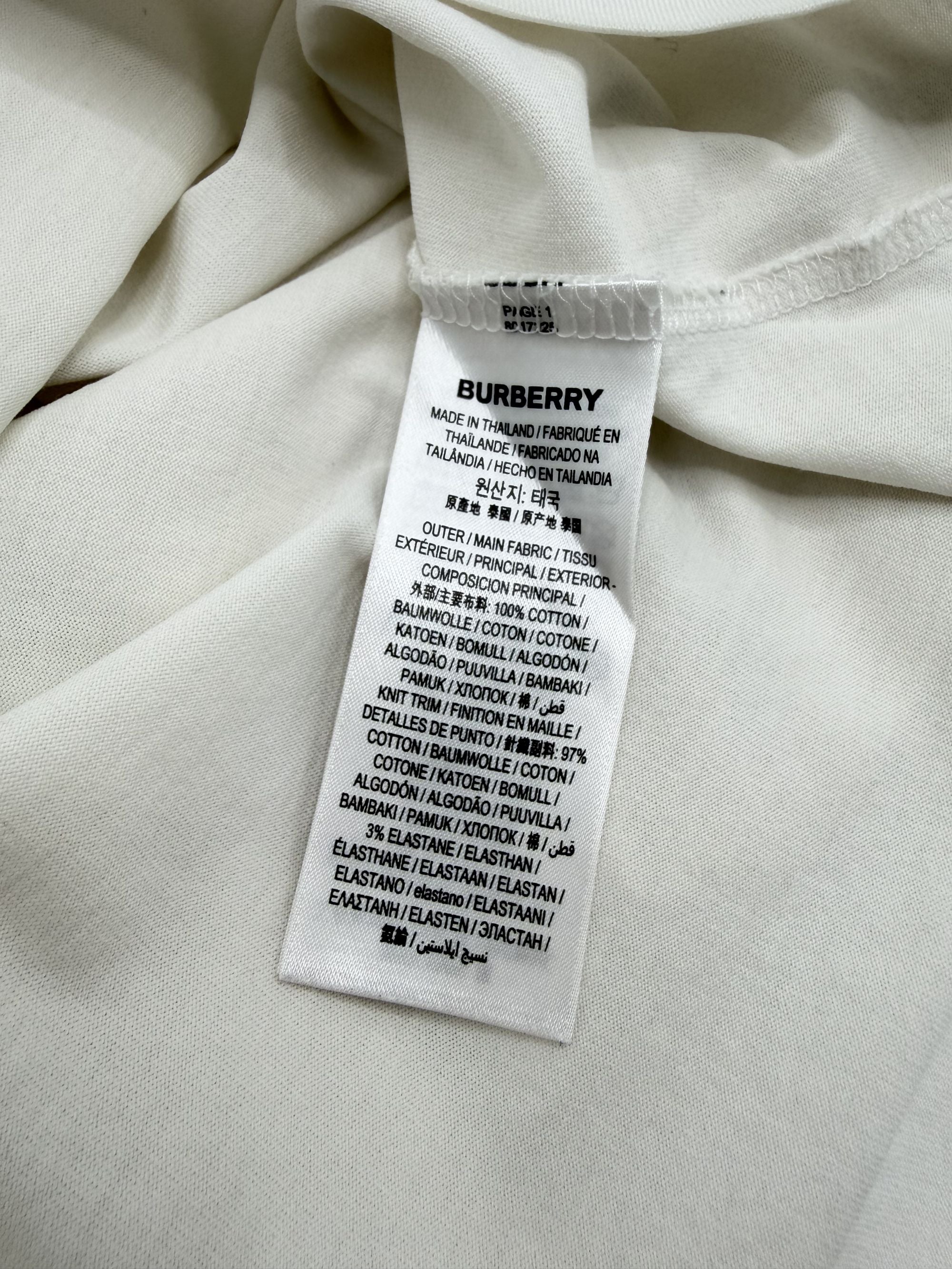 Burberry Horseferry Logo T-Shirt - White Burberry