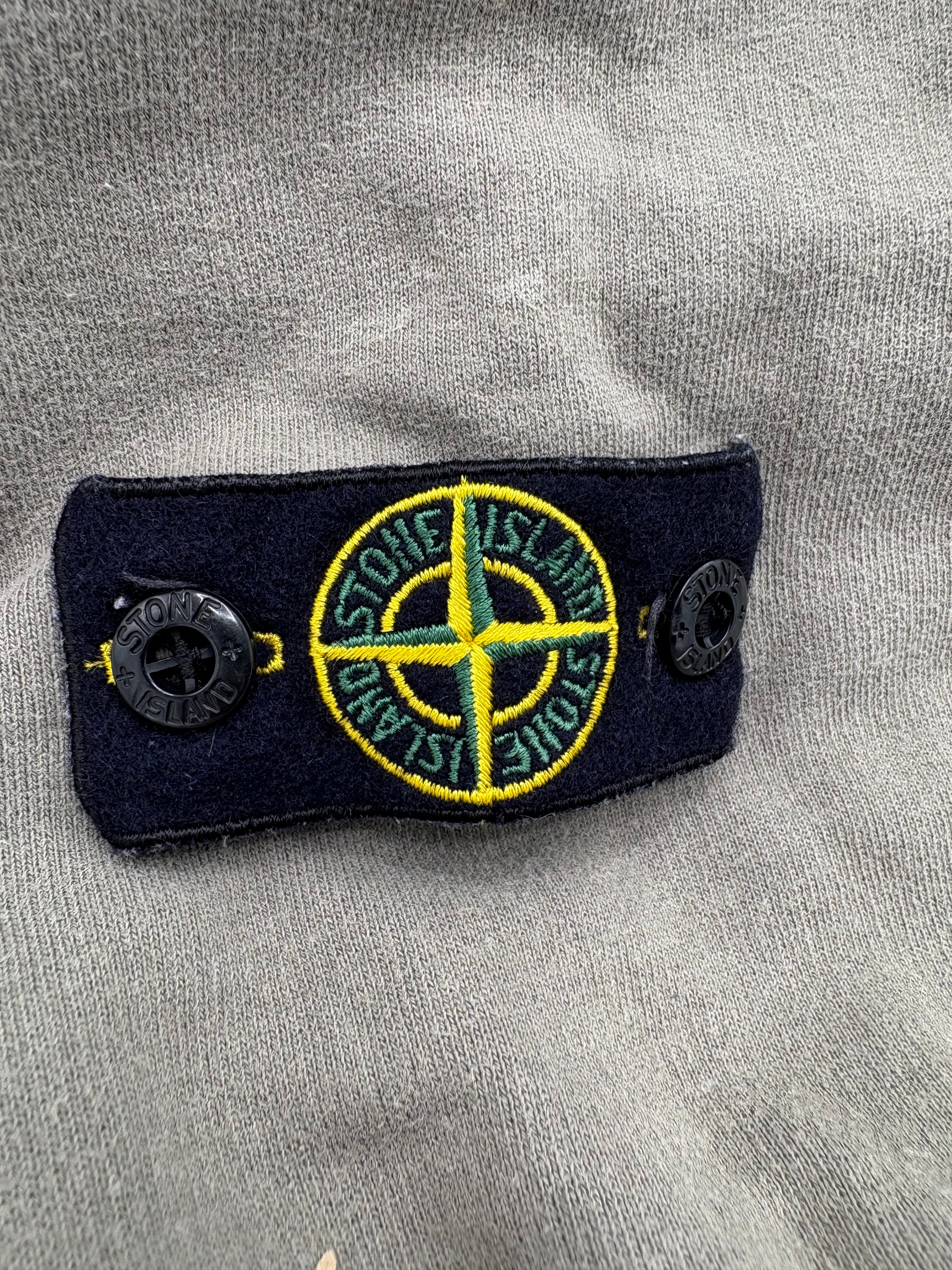 KIDS - Stone Island Badge Sweatshirt - Khaki Stone Island