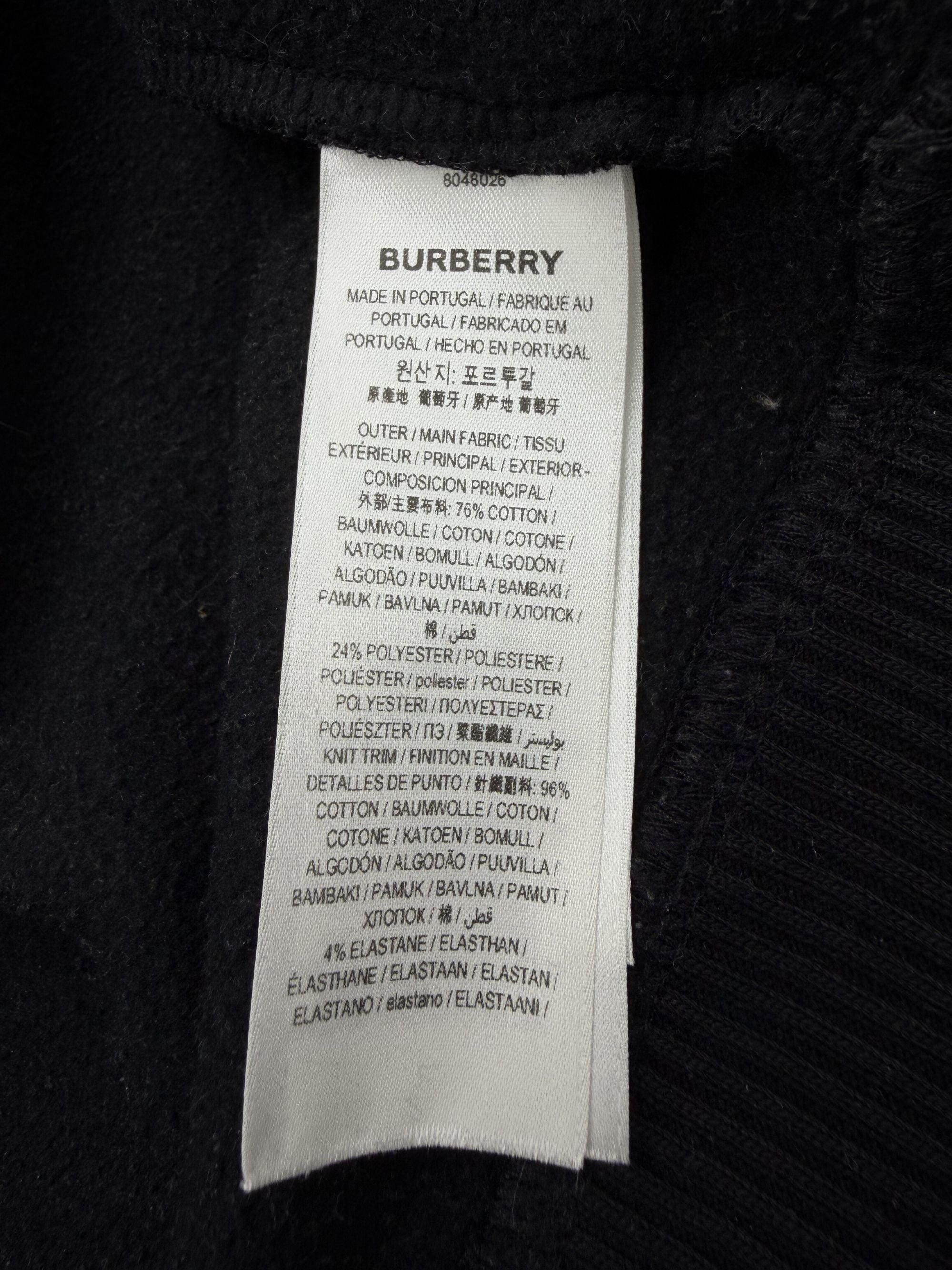 Burberry Check Hood Zip Up - Black Burberry