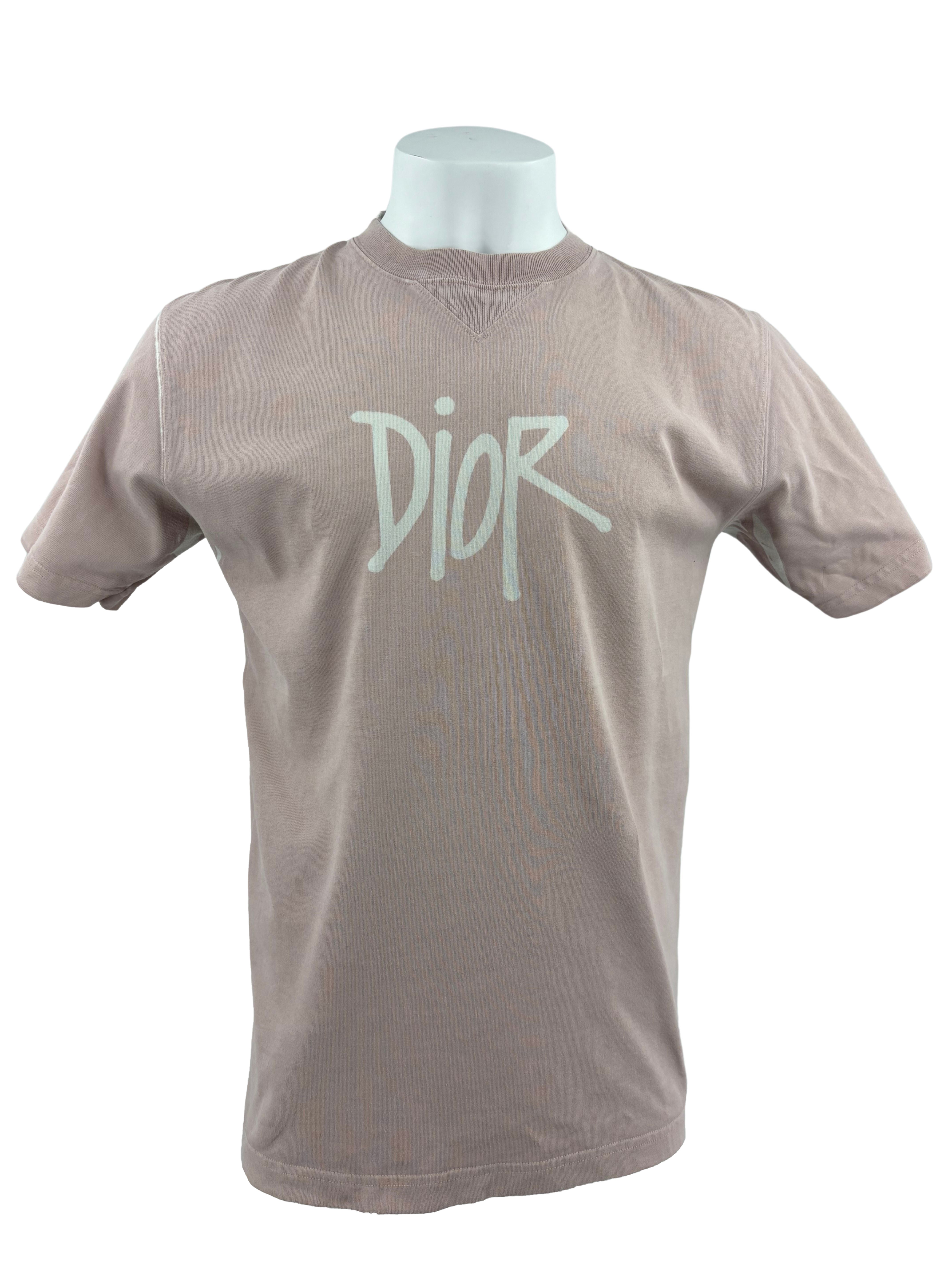 Dior x Stussy T-Shirt - Pink Dior