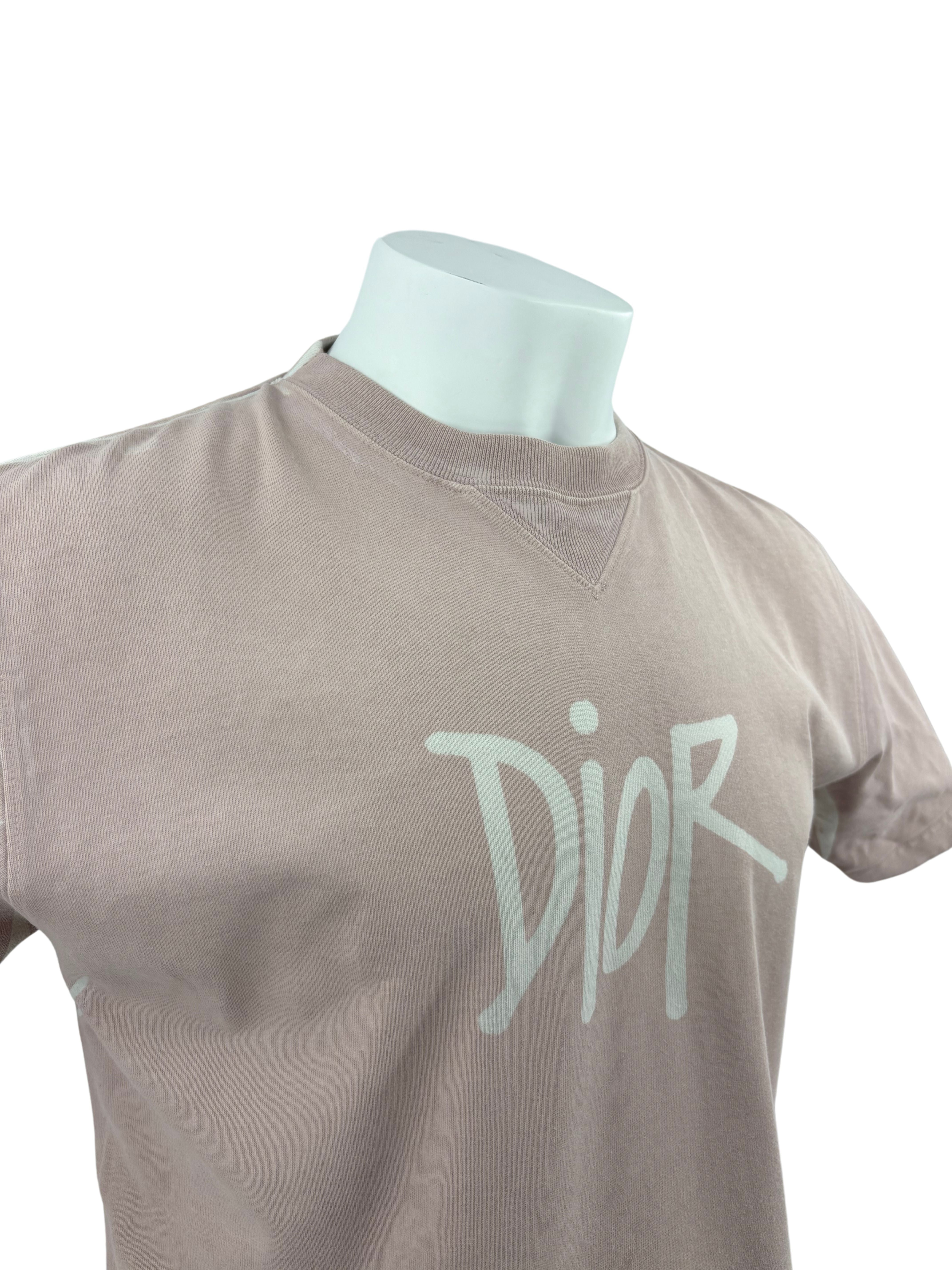 Dior x Stussy T-Shirt - Pink Dior