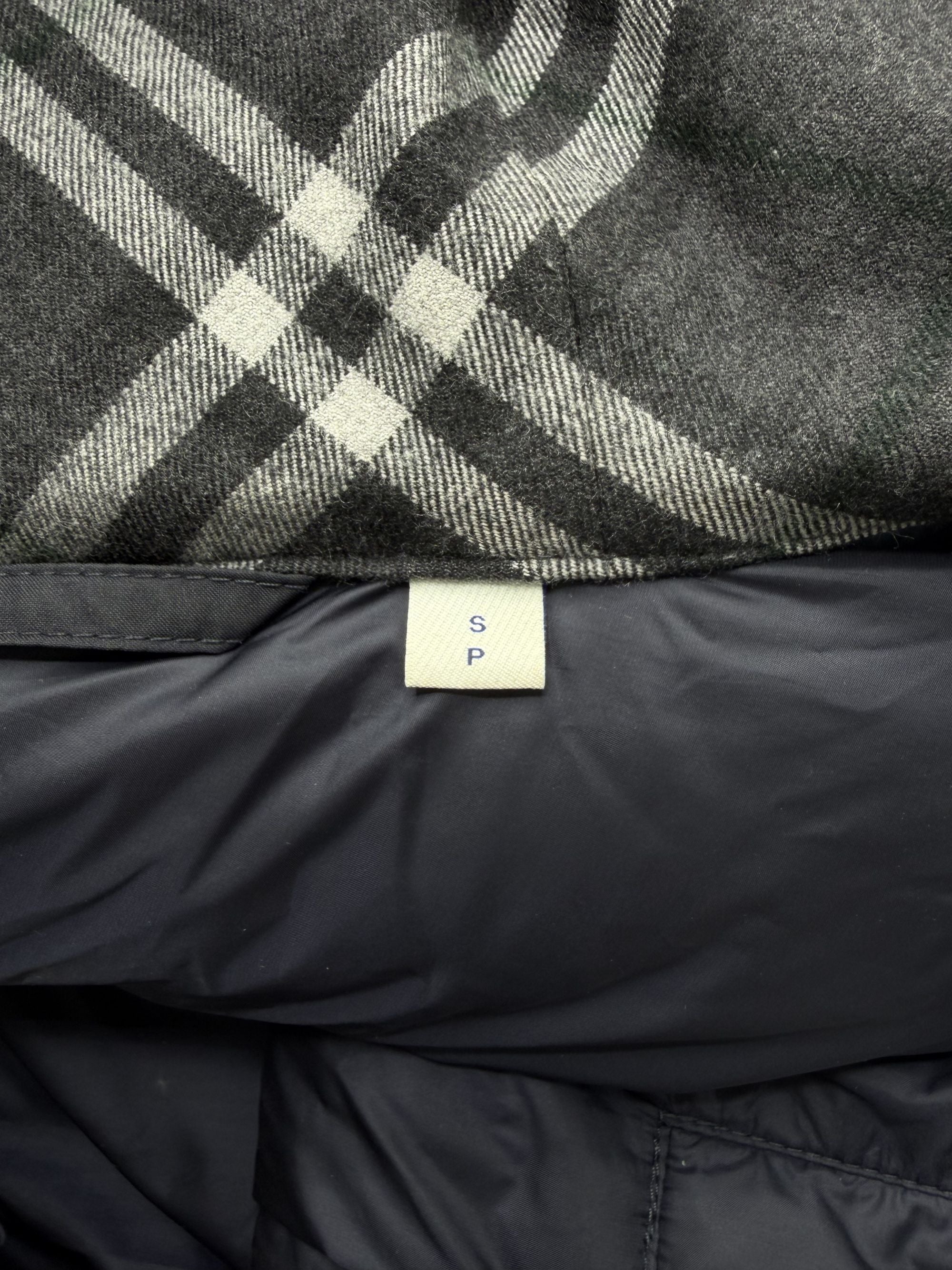 Burberry Hooded Down Jacket - Navy Burberry