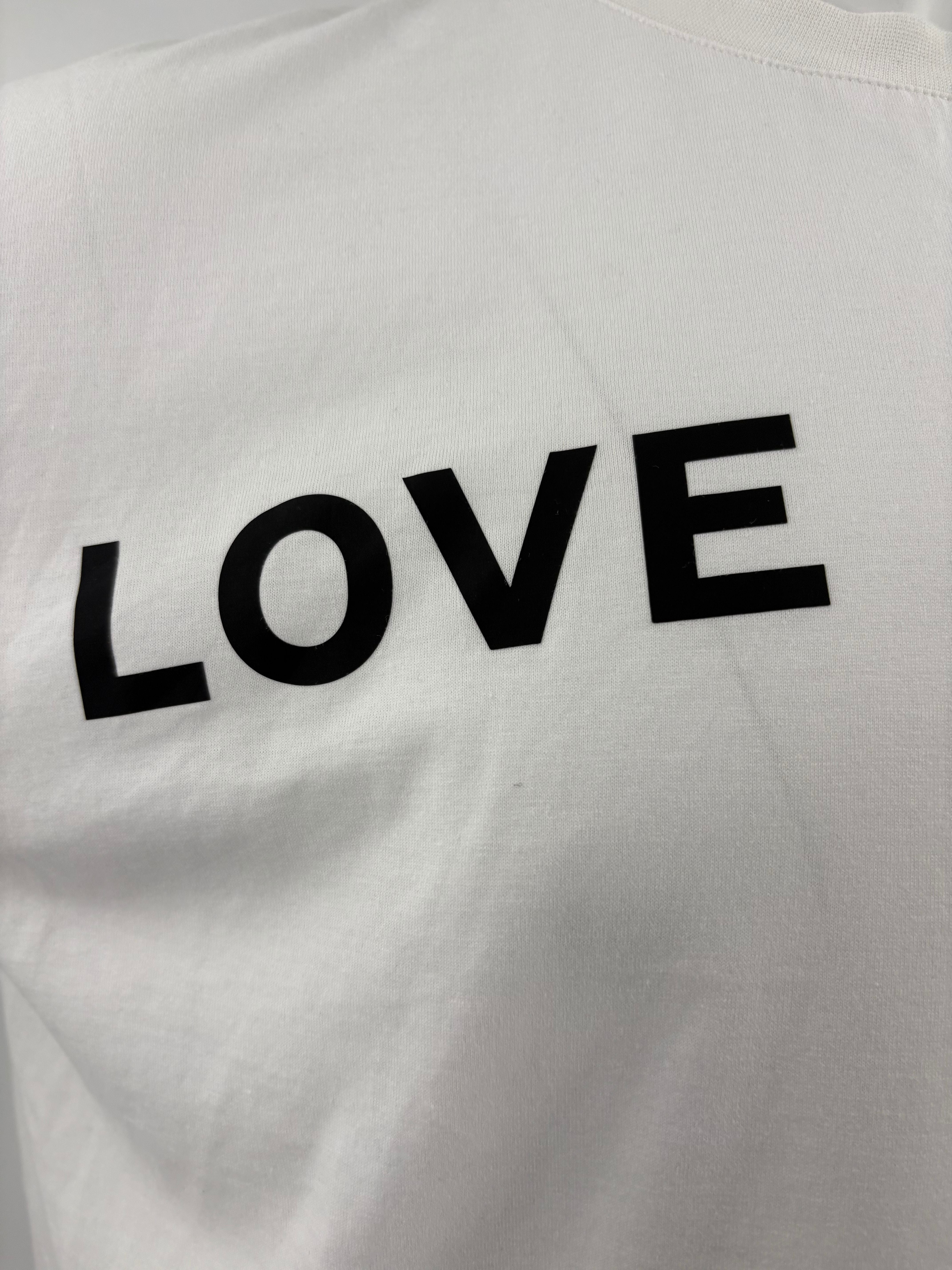 Burberry 'LOVE' Photo Graphic T-Shirt - White Burberry