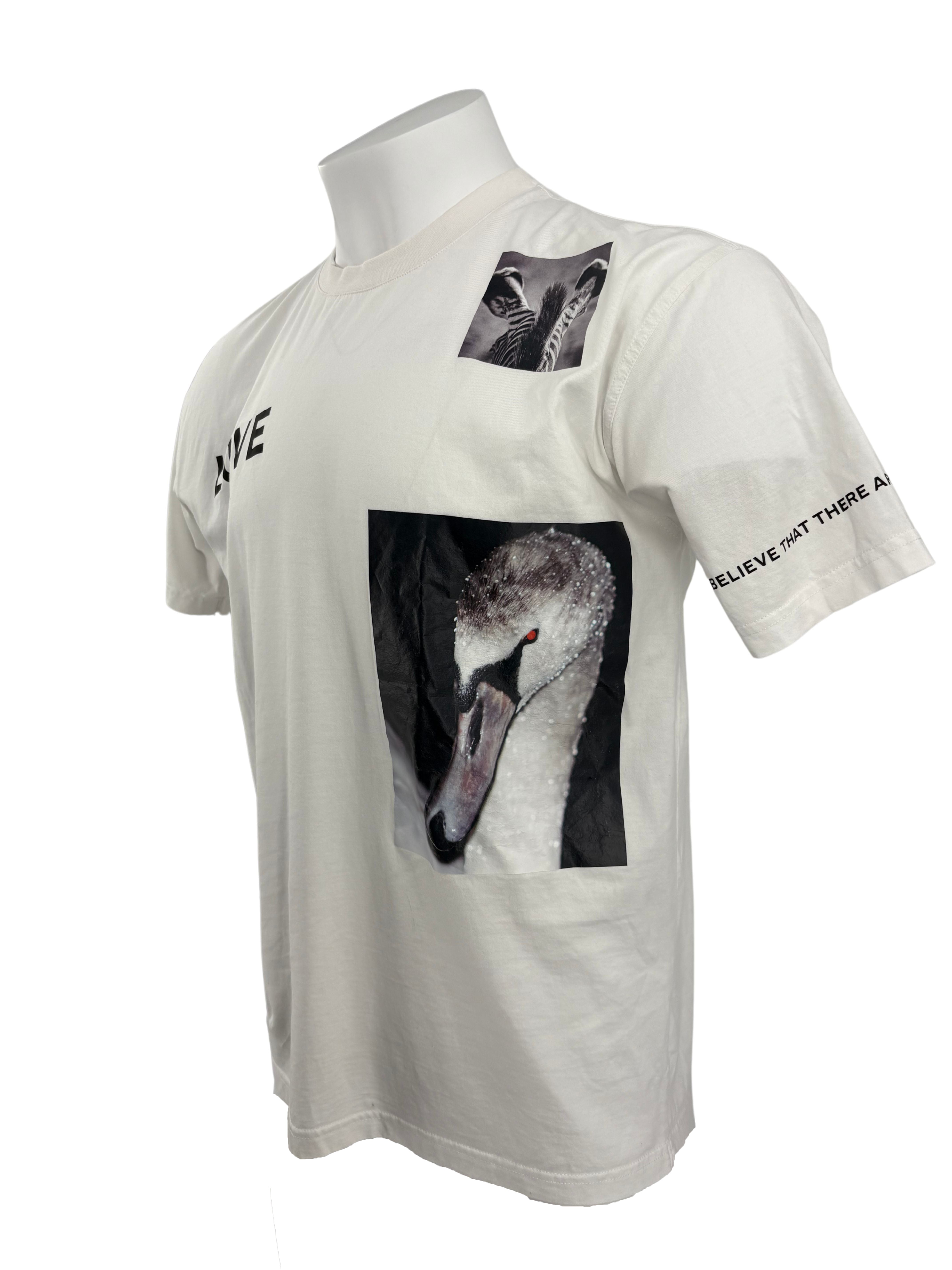 Burberry 'LOVE' Photo Graphic T-Shirt - White Burberry