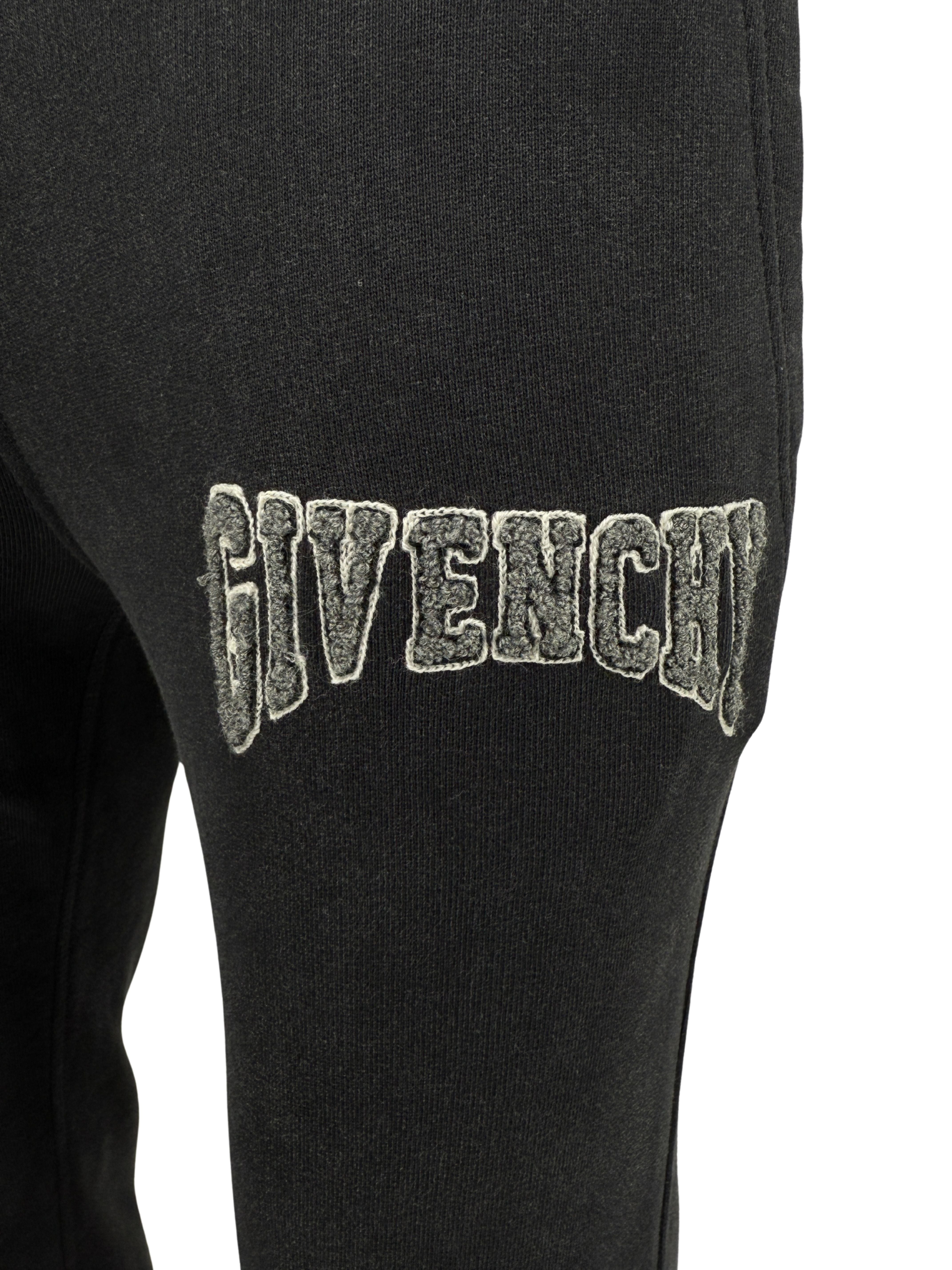 Givenchy Fleece Joggers  - Black