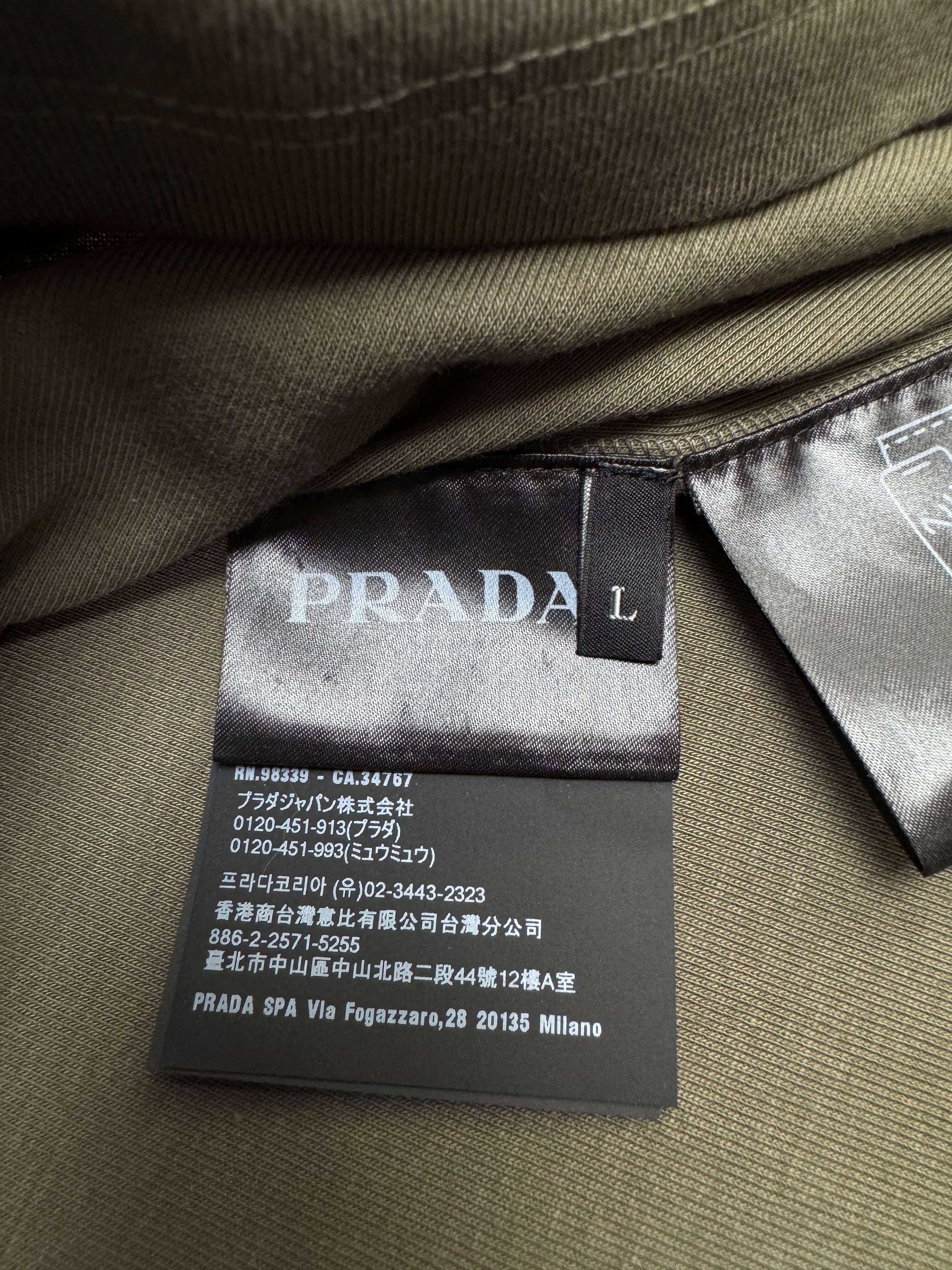 Prada Plaque T-Shirt - Khaki (Unused) Prada