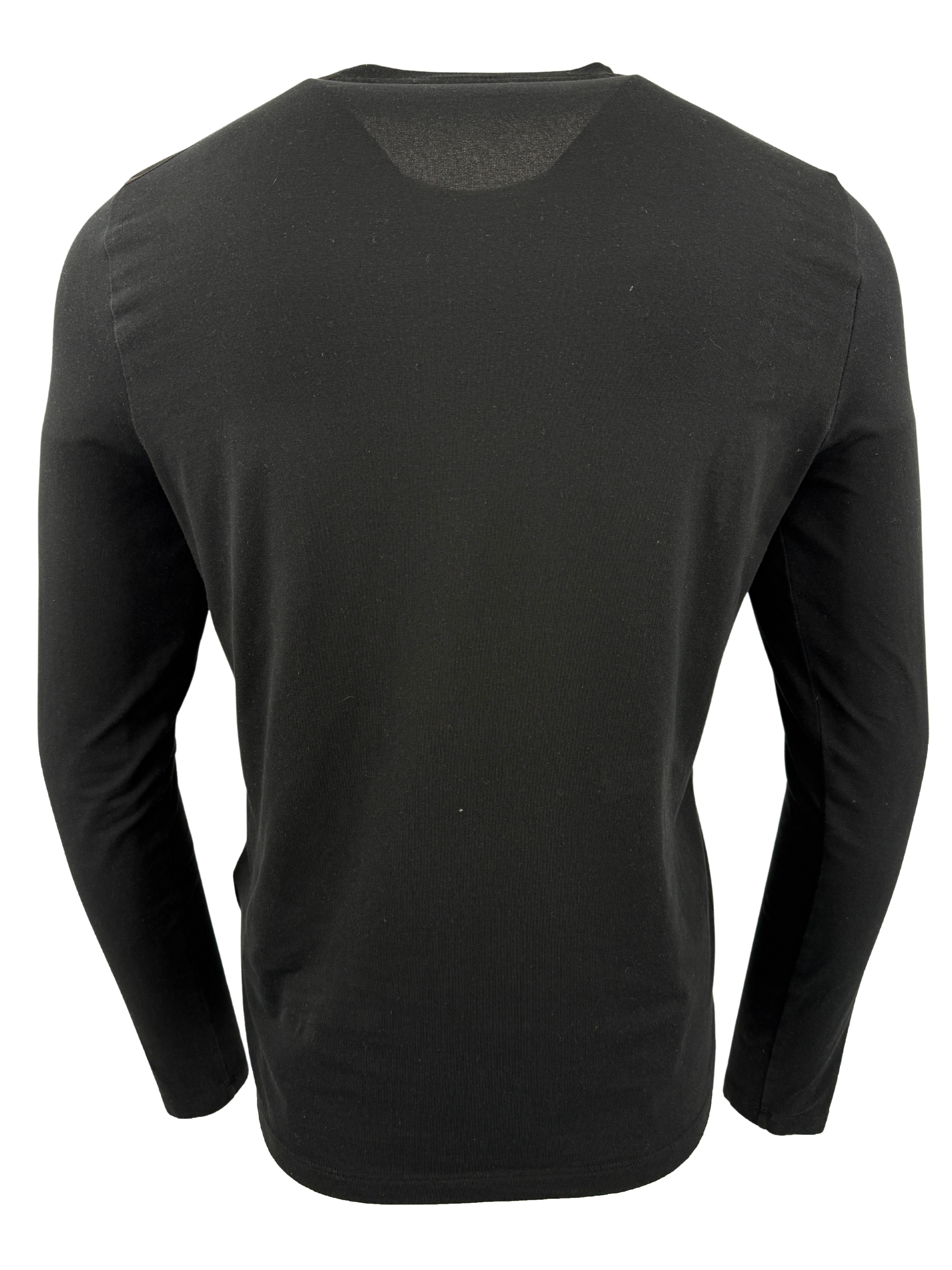 Prada Re-Nylon and Jersey Long Sleeve T-Shirt - Black Prada