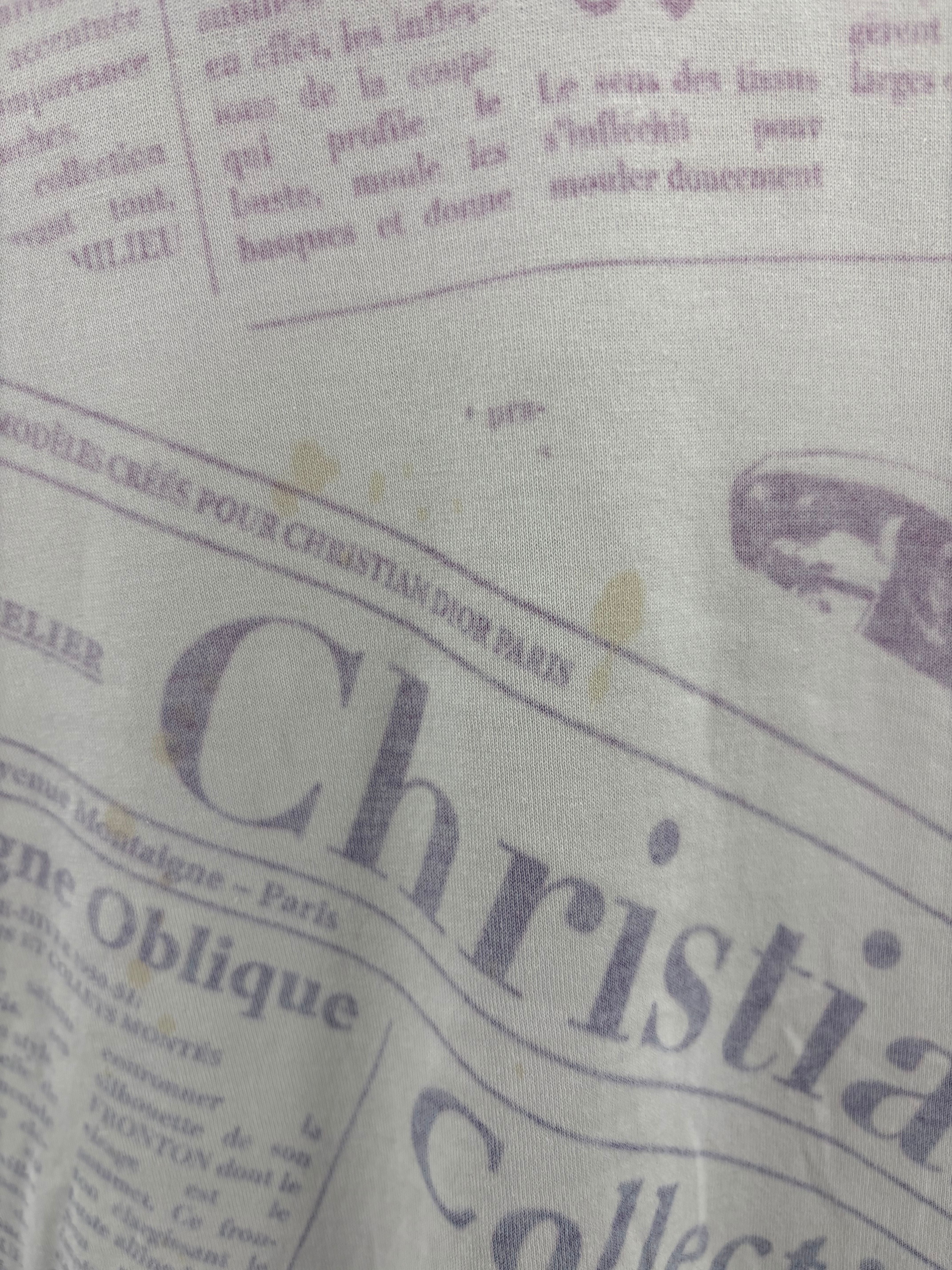 Dior x Daniel Arsham Newspaper T-Shirt - White Dior