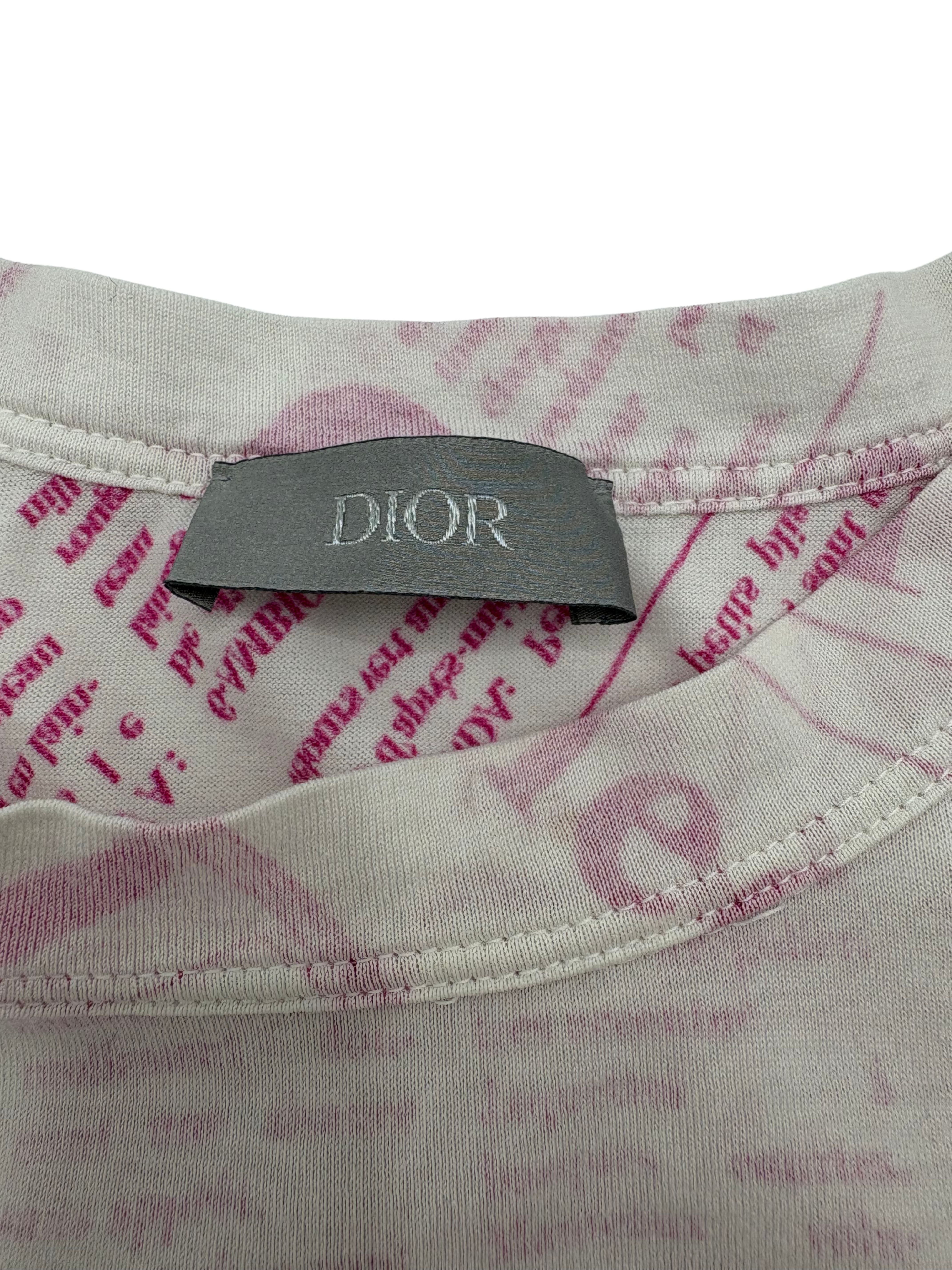 Dior x Daniel Arsham Newspaper T-Shirt - White Dior