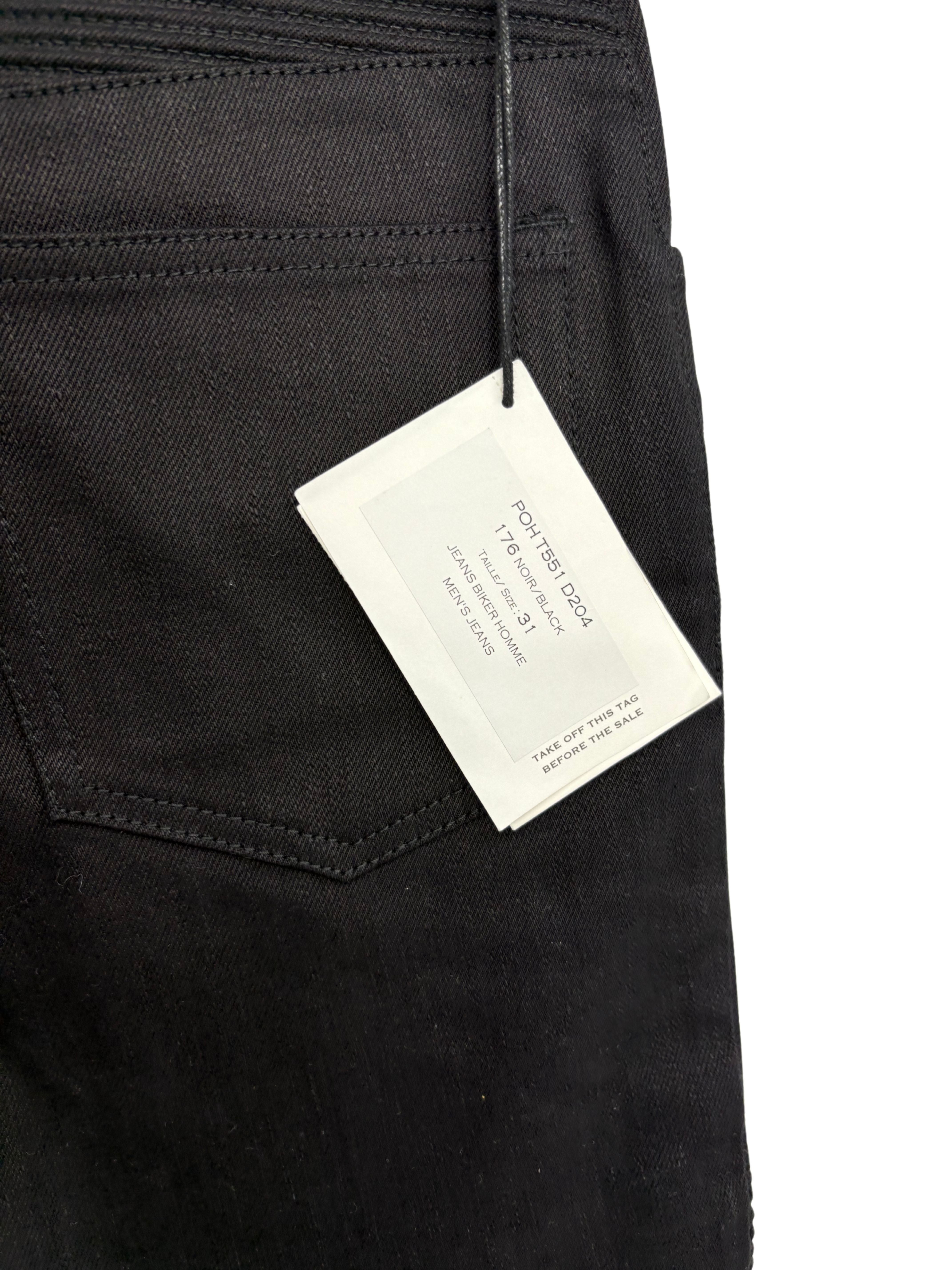Balmain Bikers Jeans - Black (Unused)