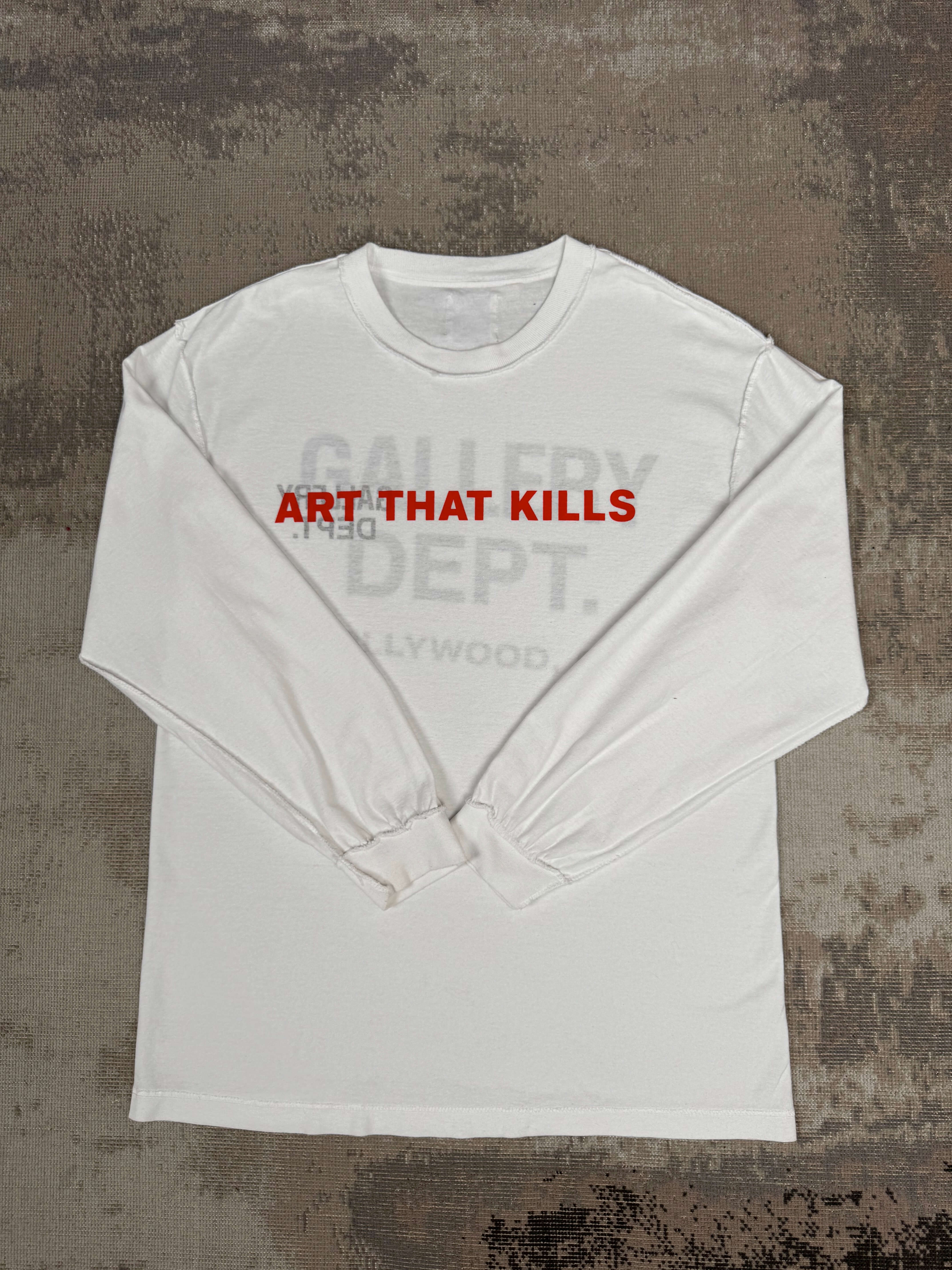 Gallery Dept Souvenir Long Sleeve T-Shirt - White Gallery Dept