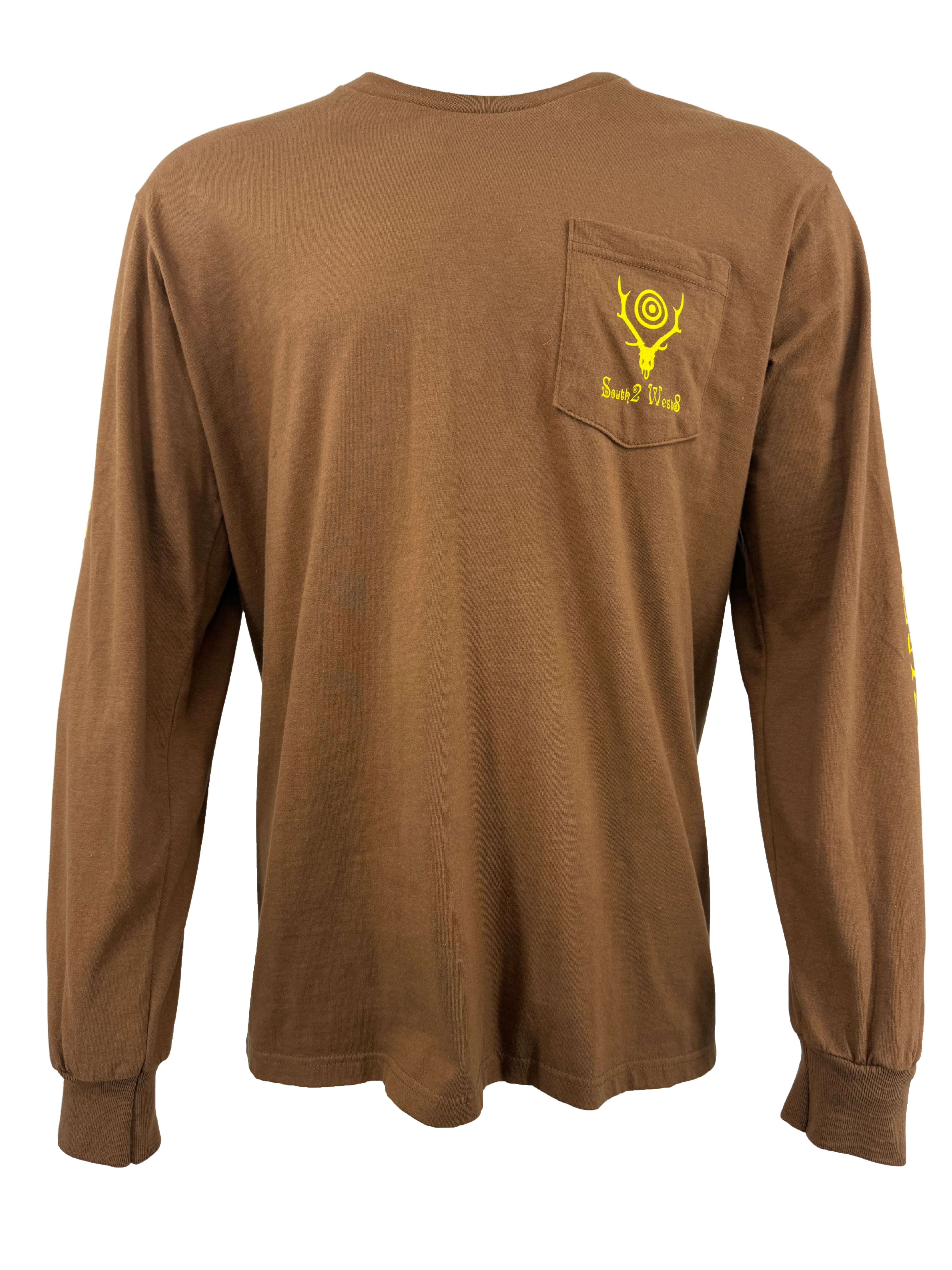 Supreme x South2 West8 Long-Sleeve Pocket Tee - Brown