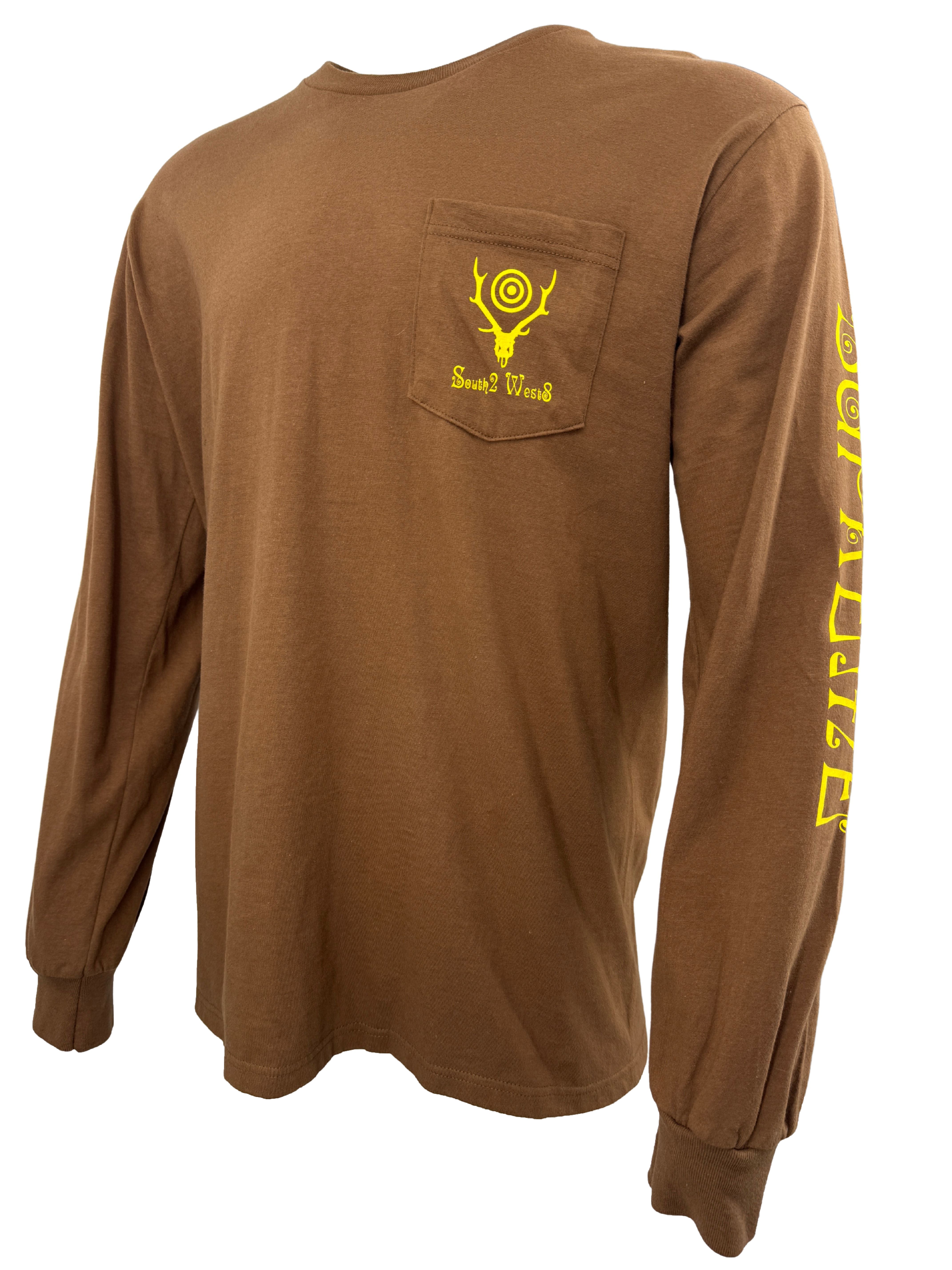 Supreme x South2 West8 Long-Sleeve Pocket Tee - Brown