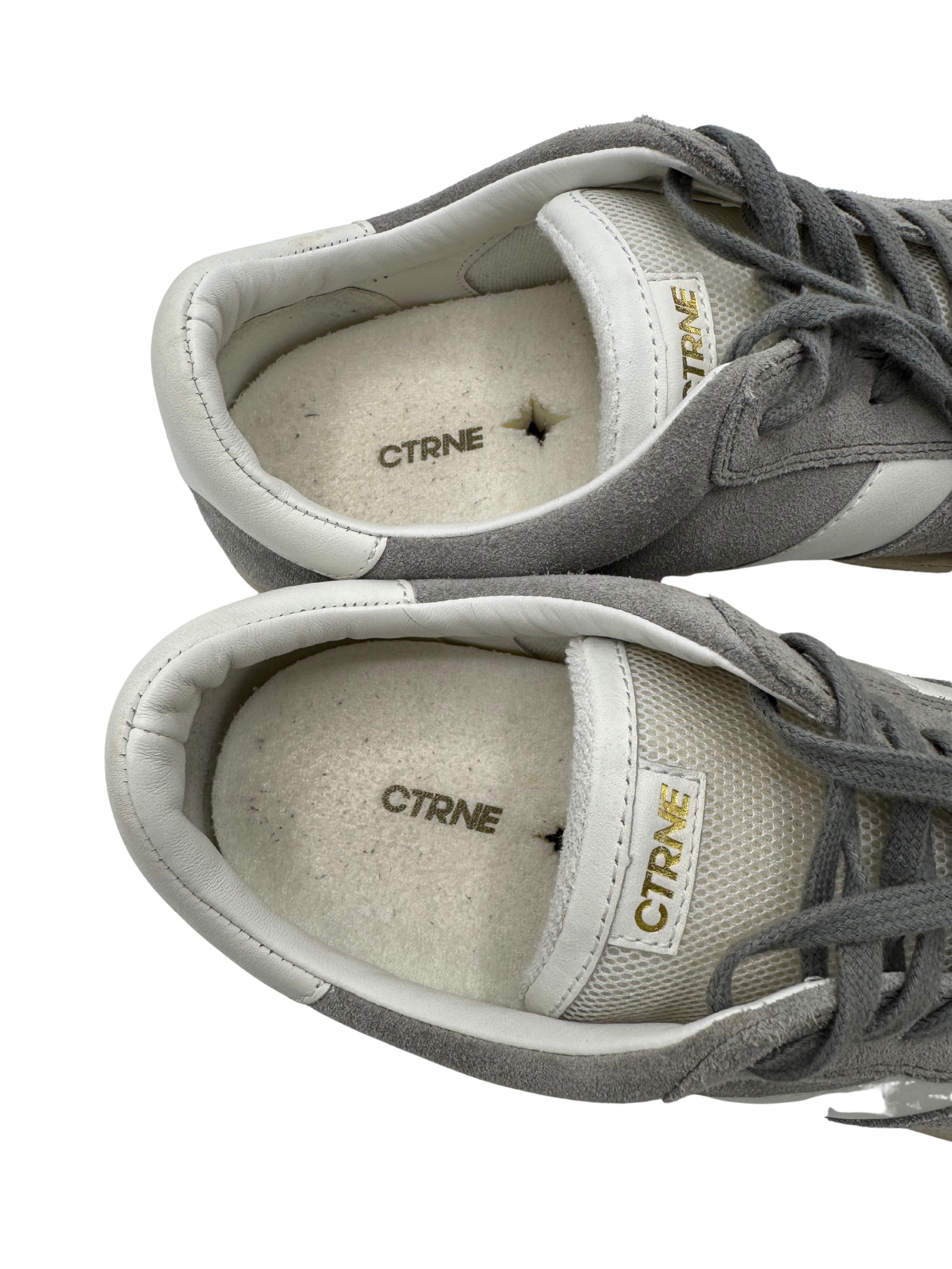 CTRNE Geode Suede Low Top Sneakers - Grey CTRNE