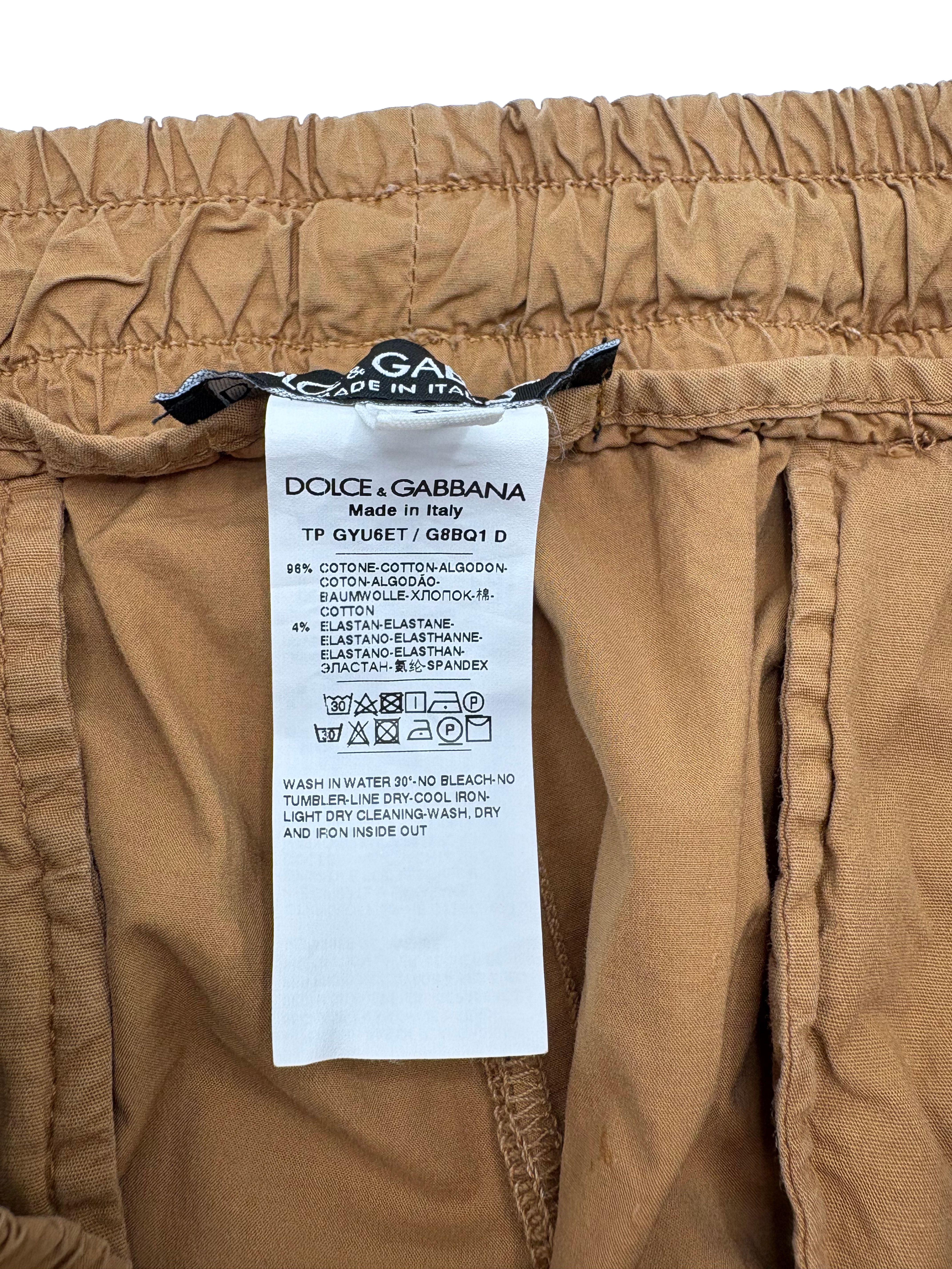 Dolce & Gabbana Cargo Trousers - Brown Dolce & Gabbana