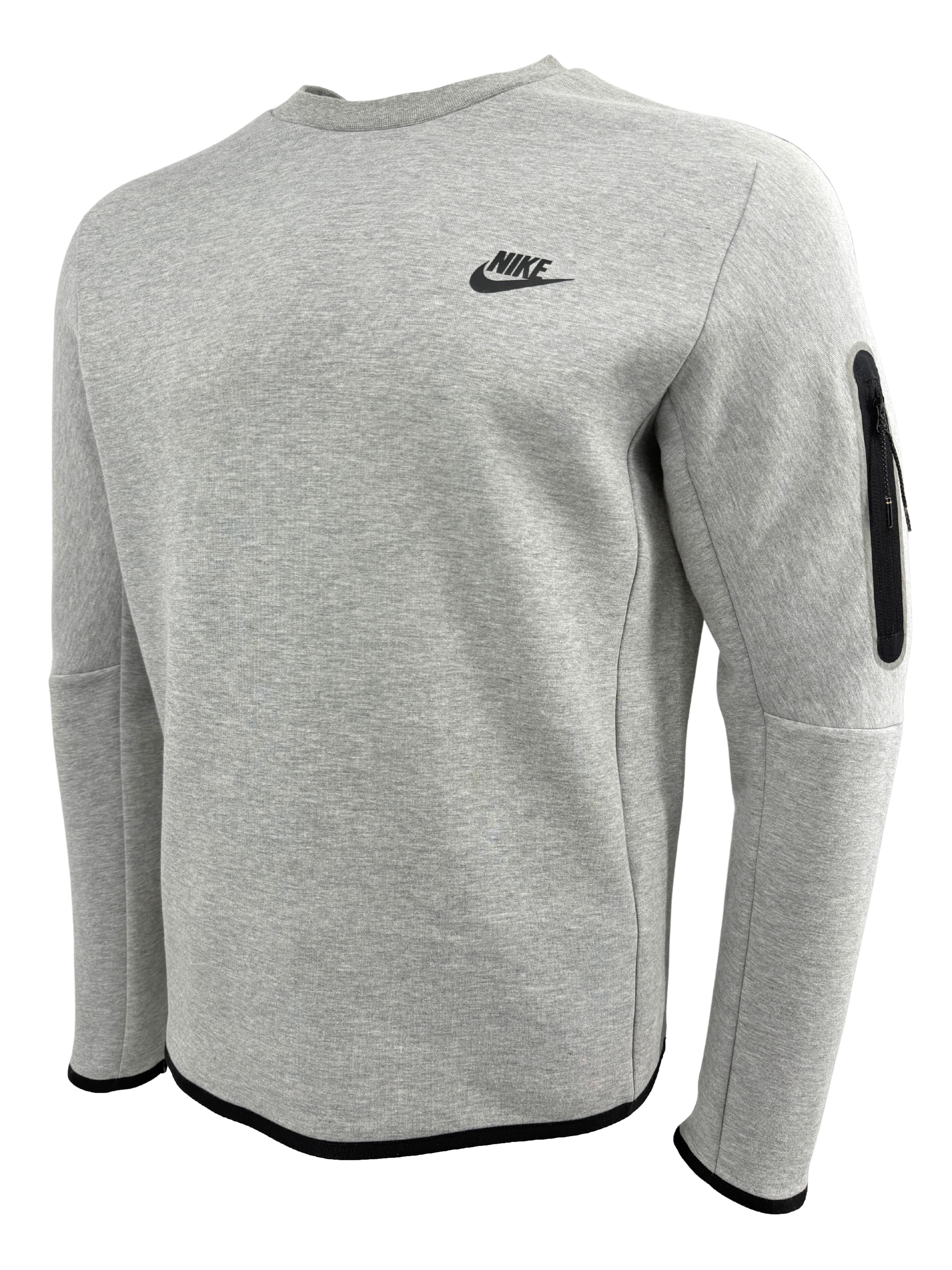Nike Tech Fleece Crew Neck Sweatshirt - Grey Nike