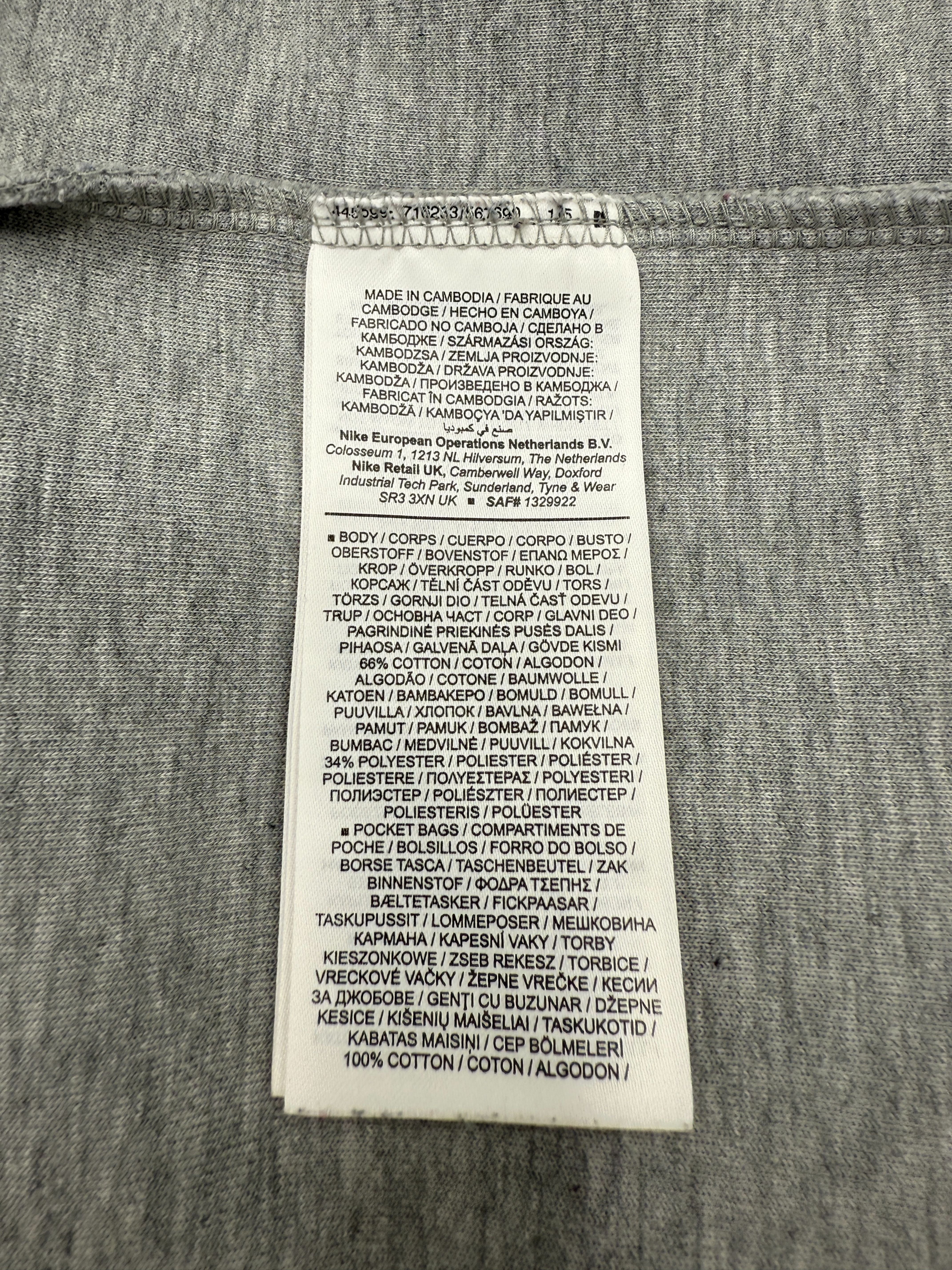Nike Tech Fleece Full-Zip Hoodie - Grey Nike
