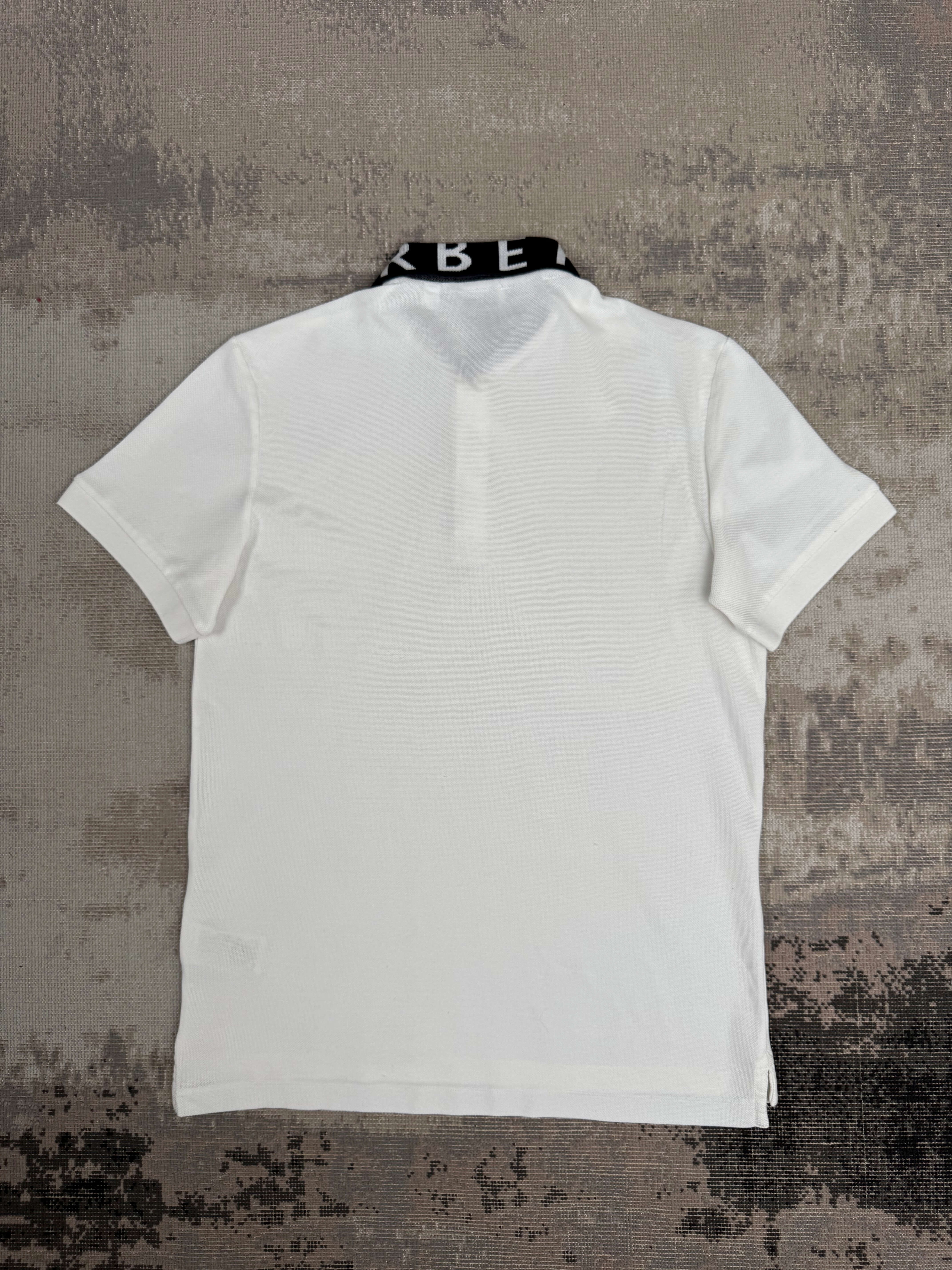 Burberry Ryland Collared Polo - White Burberry