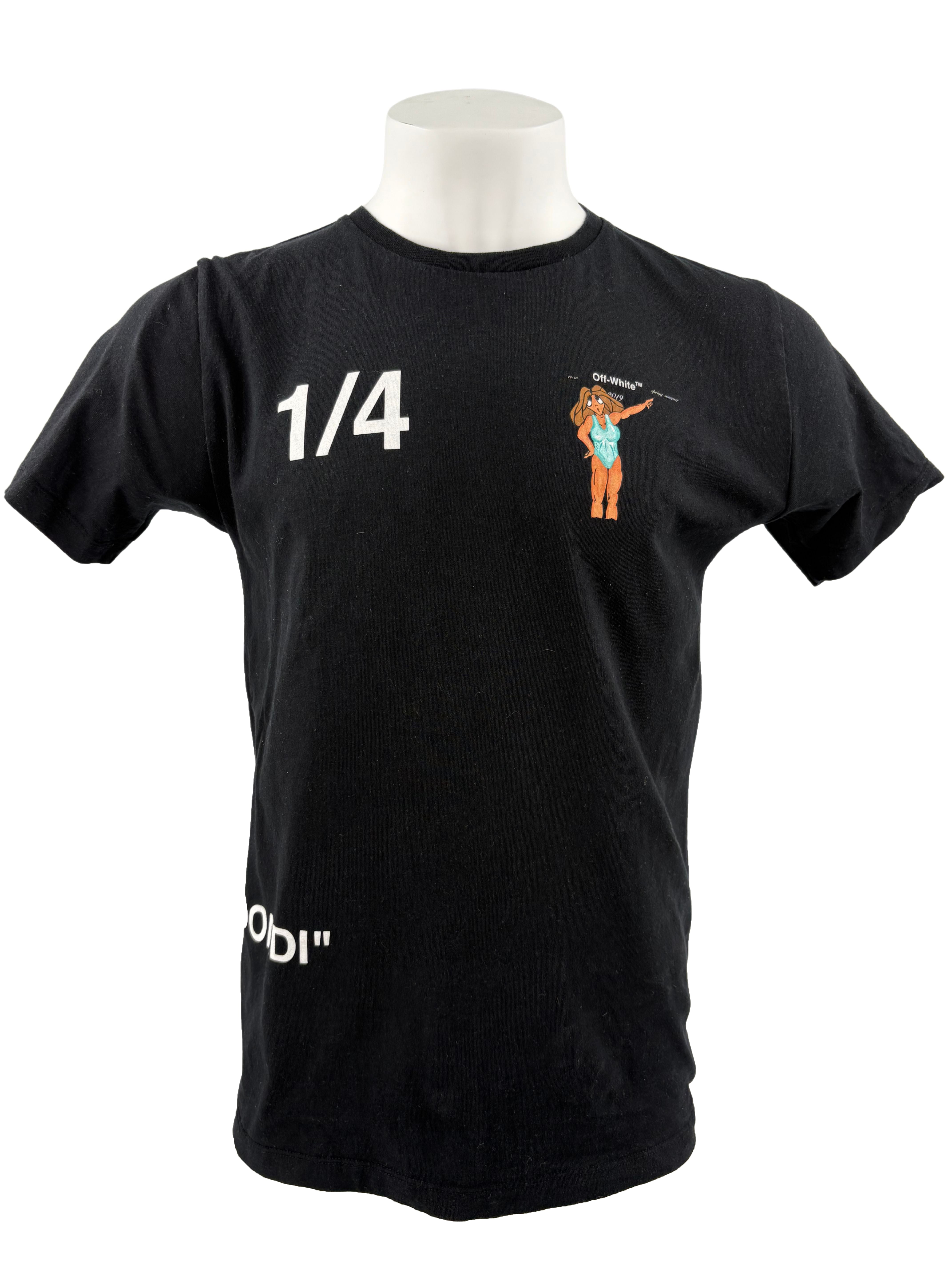 Off-White X Dondi Graffiti Girl T-Shirt - Black Off-White