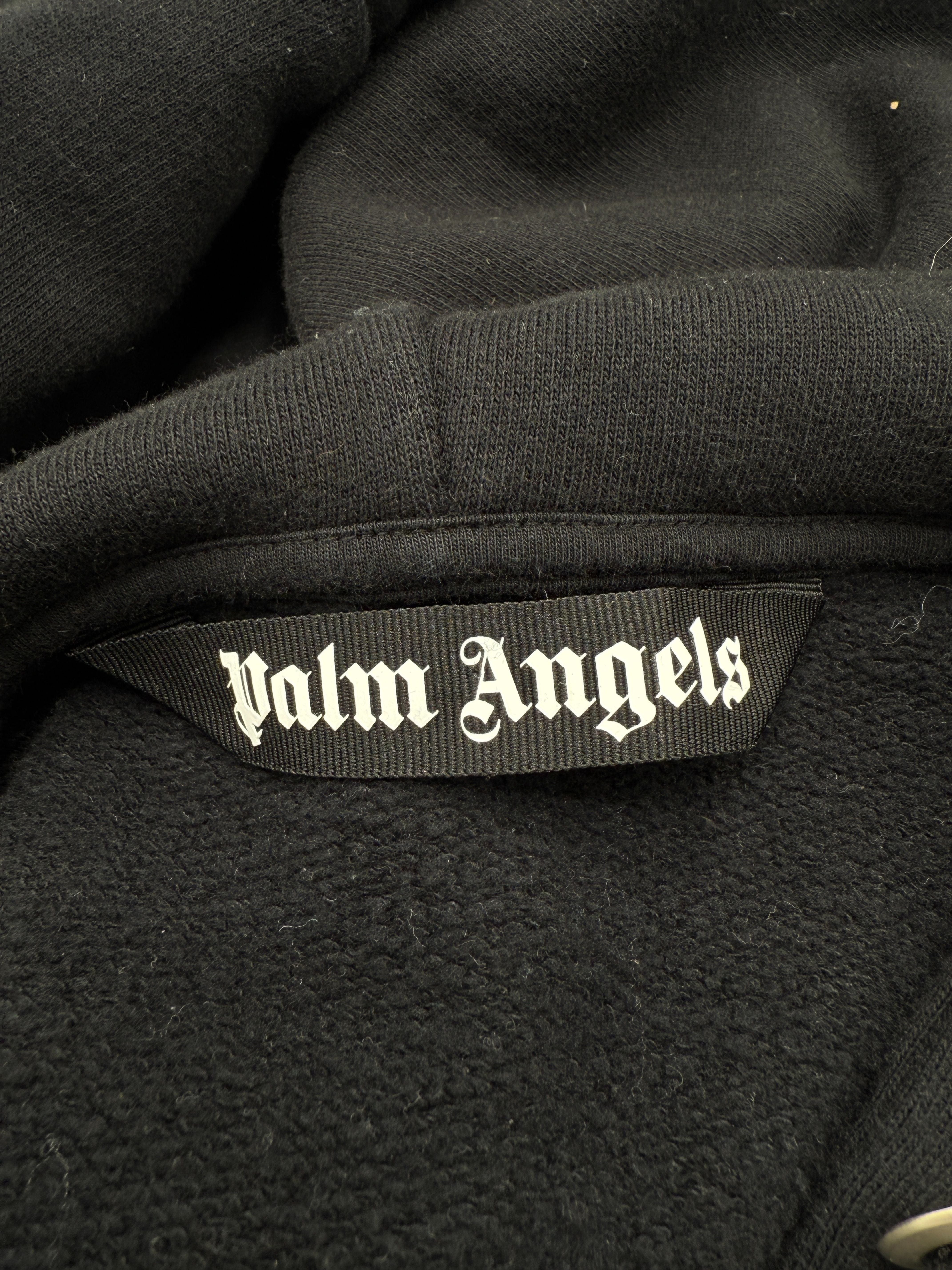 Palm Angels Logo Hoodie - Black Palm Angels