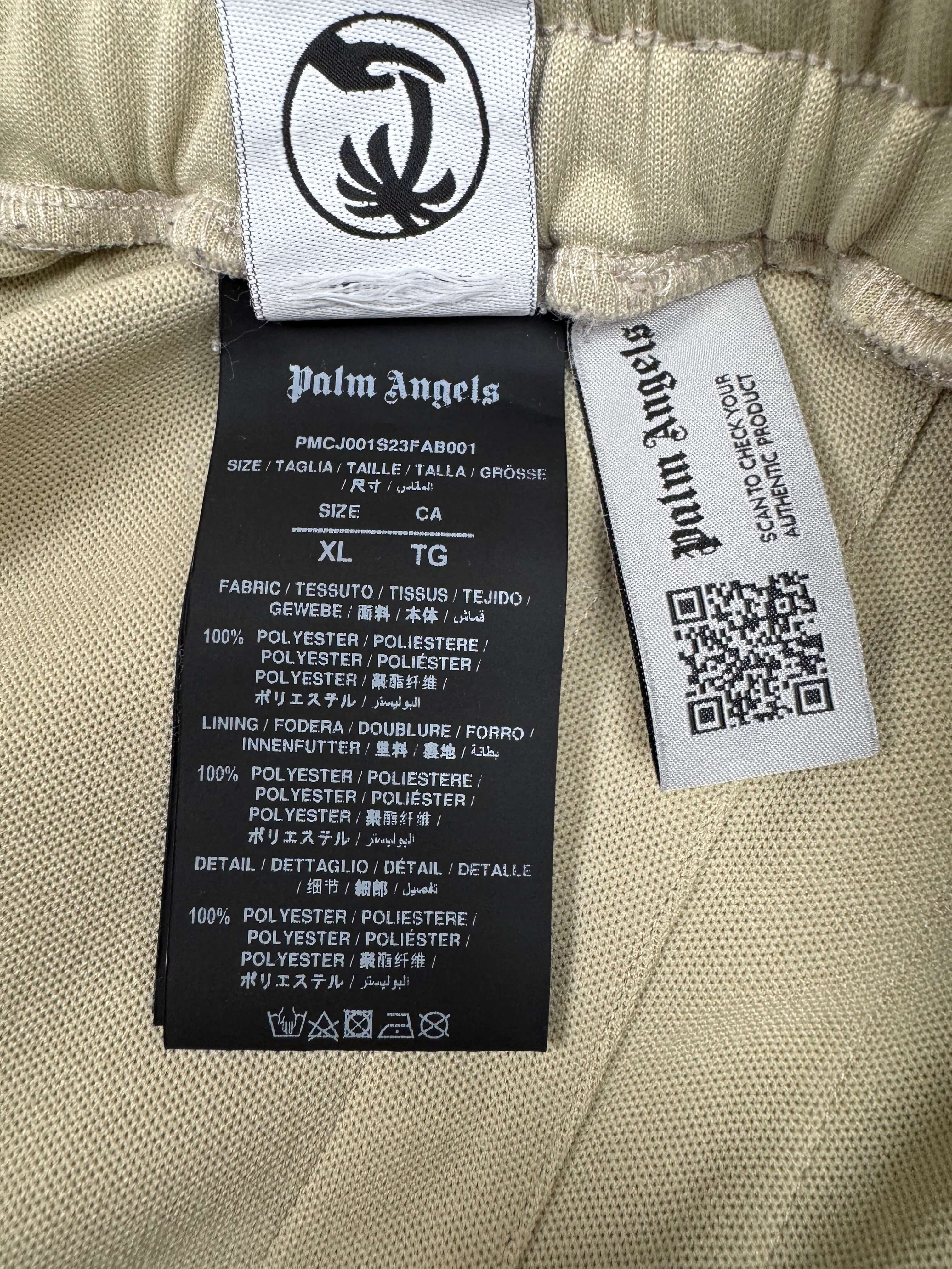 Palm Angels Track Joggers - Beige Palm Angels