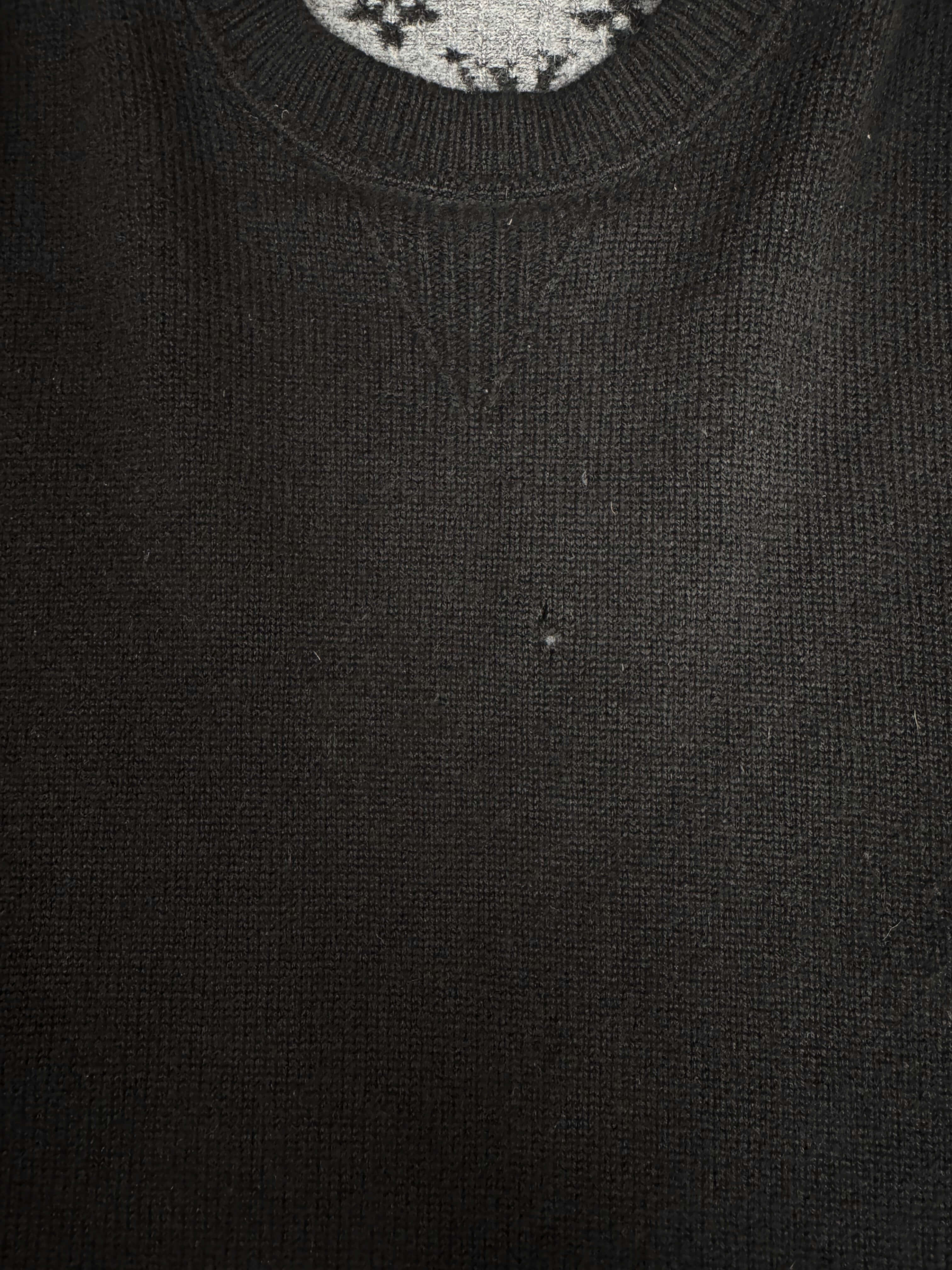 Louis Vuitton Half Monogram Cashmere Jumper - Black Louis Vuitton