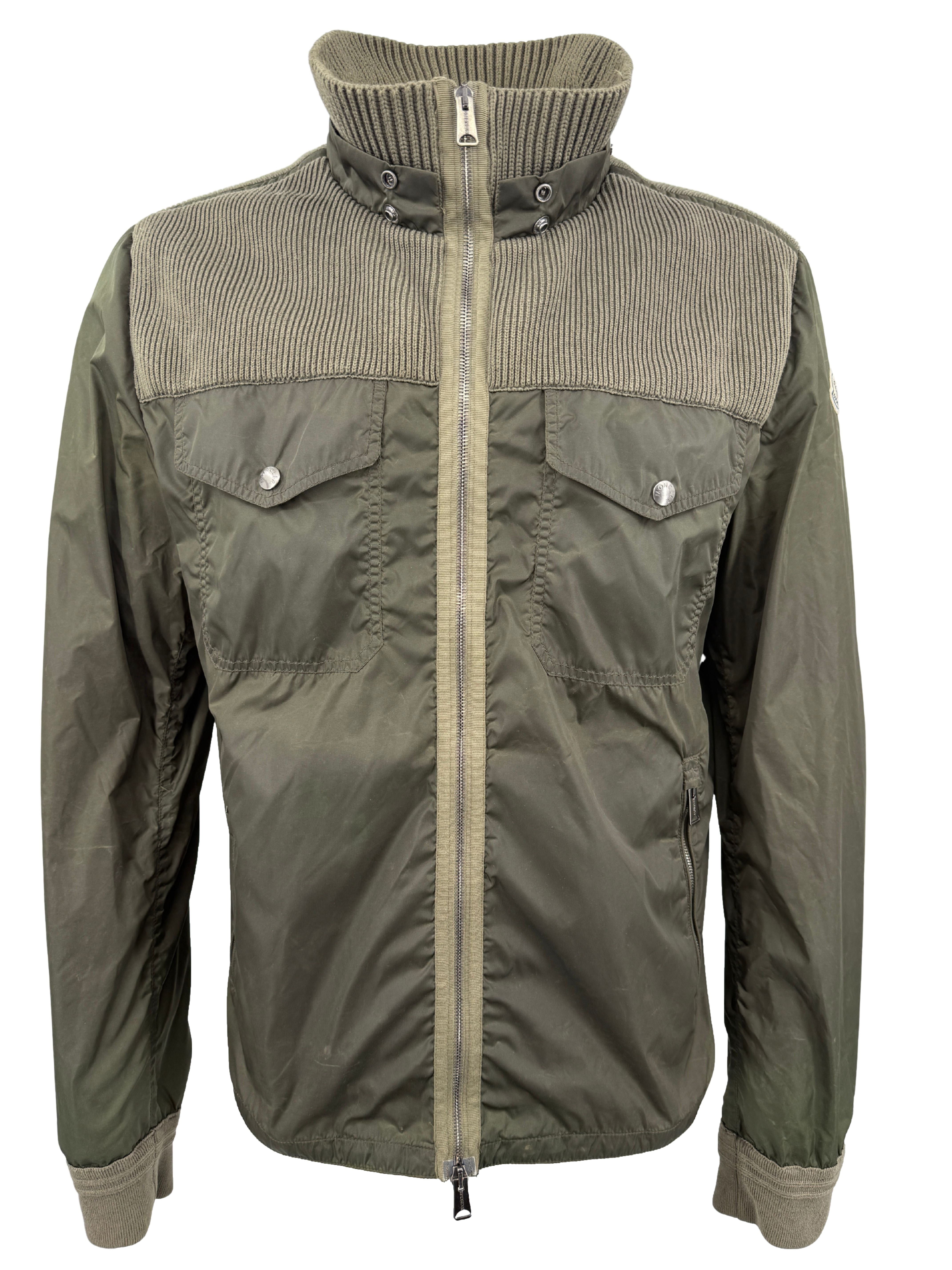 Moncler Dillon Giubbotto Field Jacket - Green Moncler