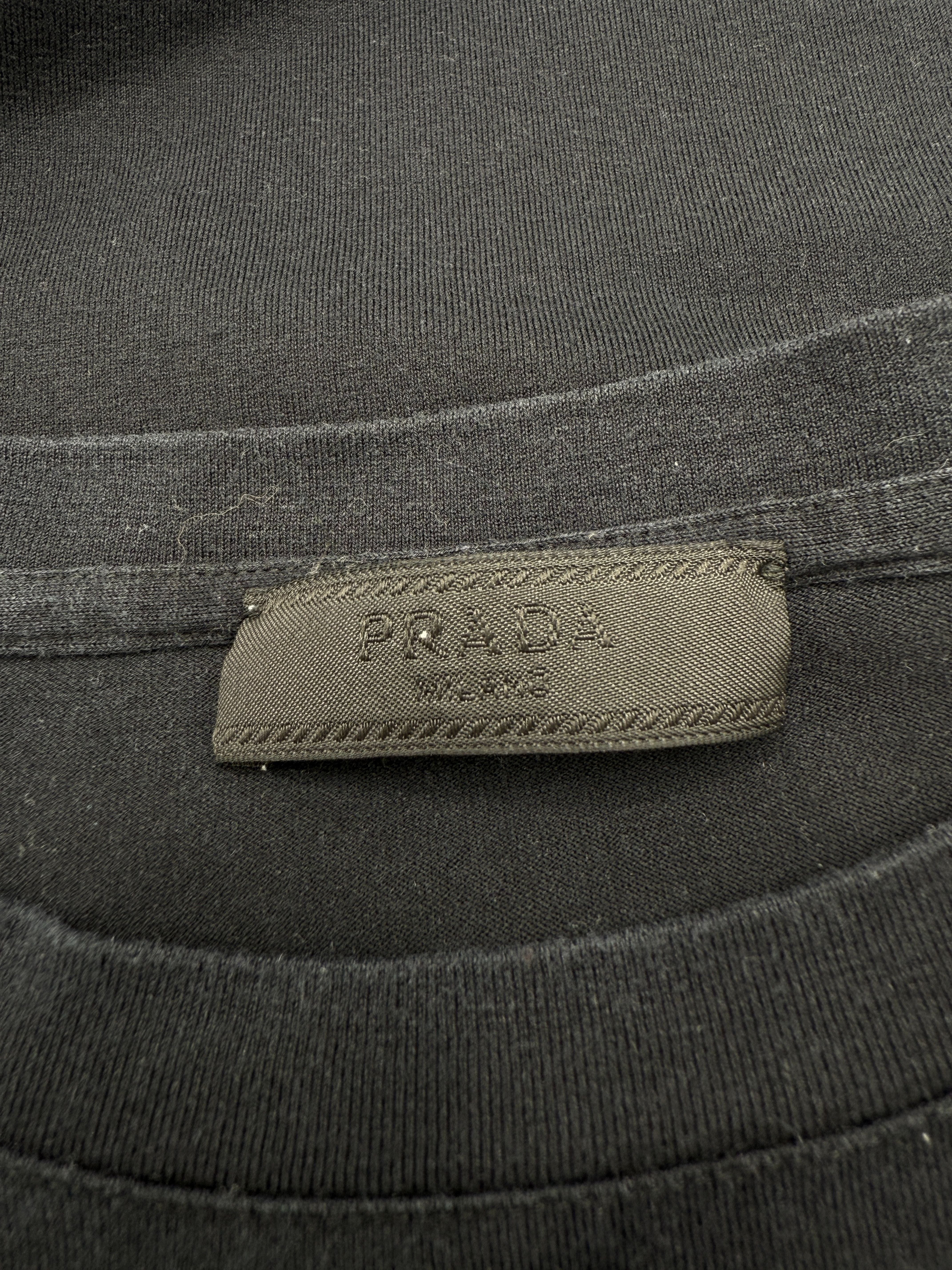 Prada Nylon Pocket T-Shirt - Black Prada