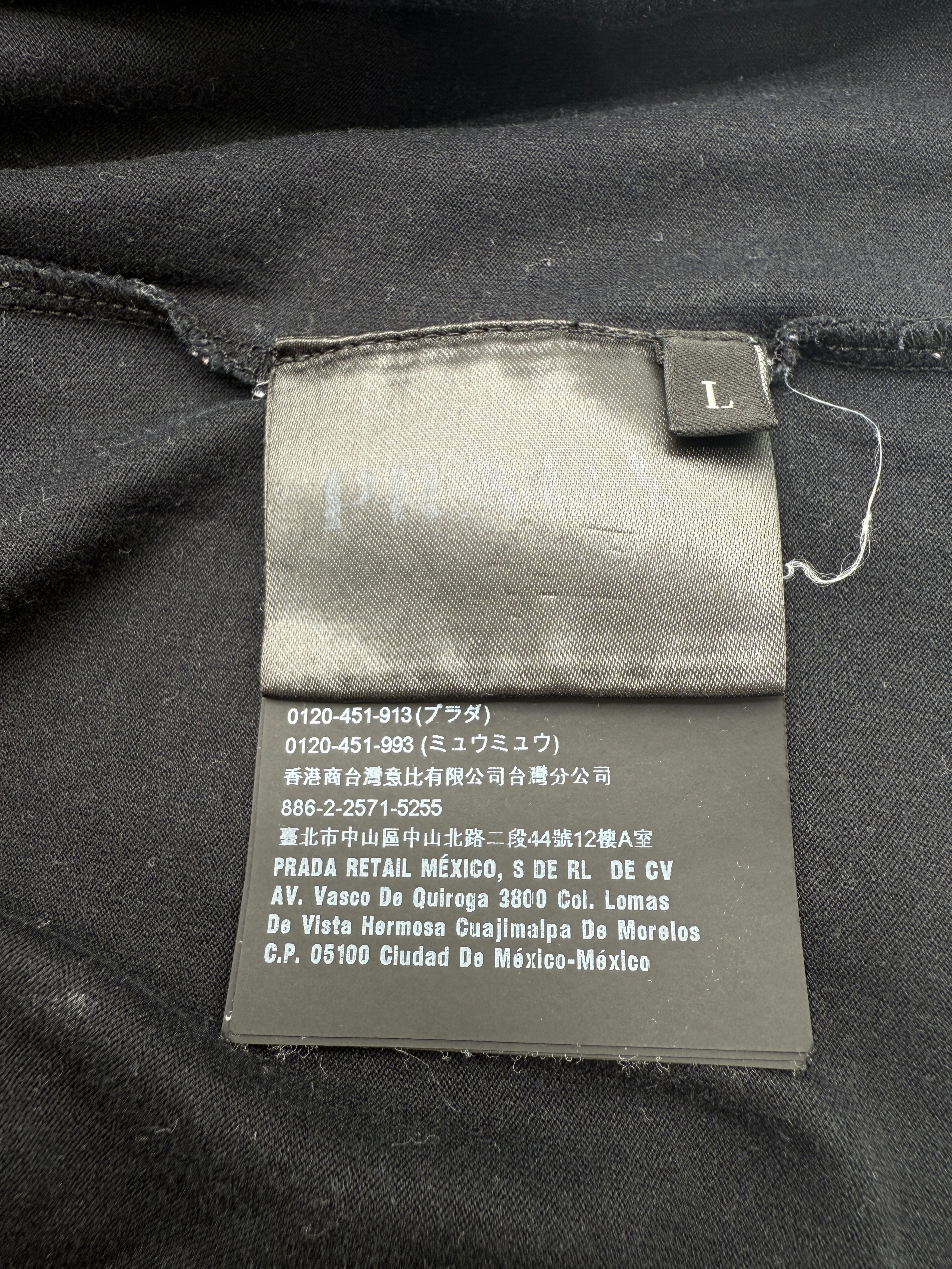 Prada Nylon Pocket T-Shirt - Black Prada