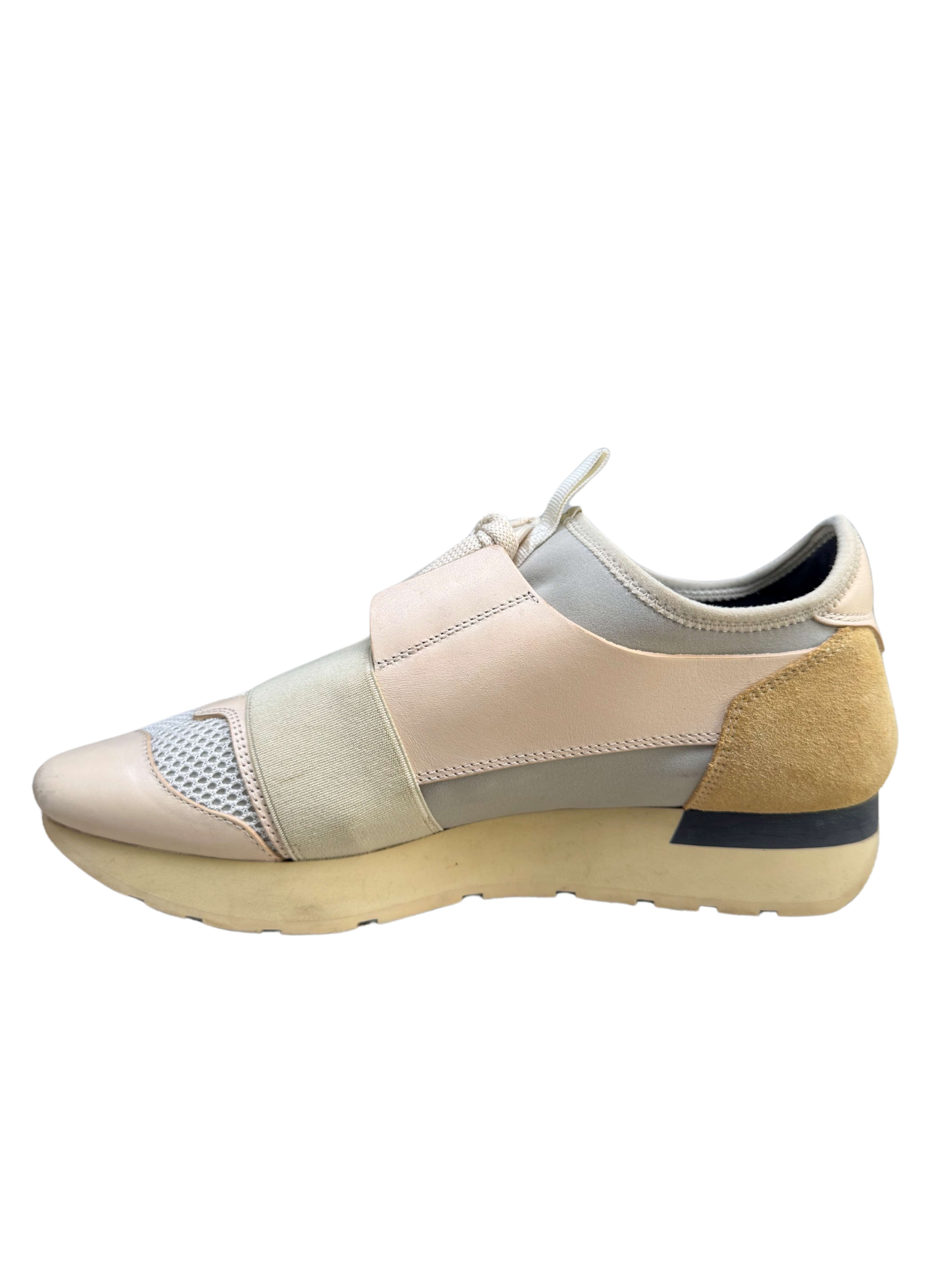 WOMEN'S - Balenciaga Race Runners - Nude Pink