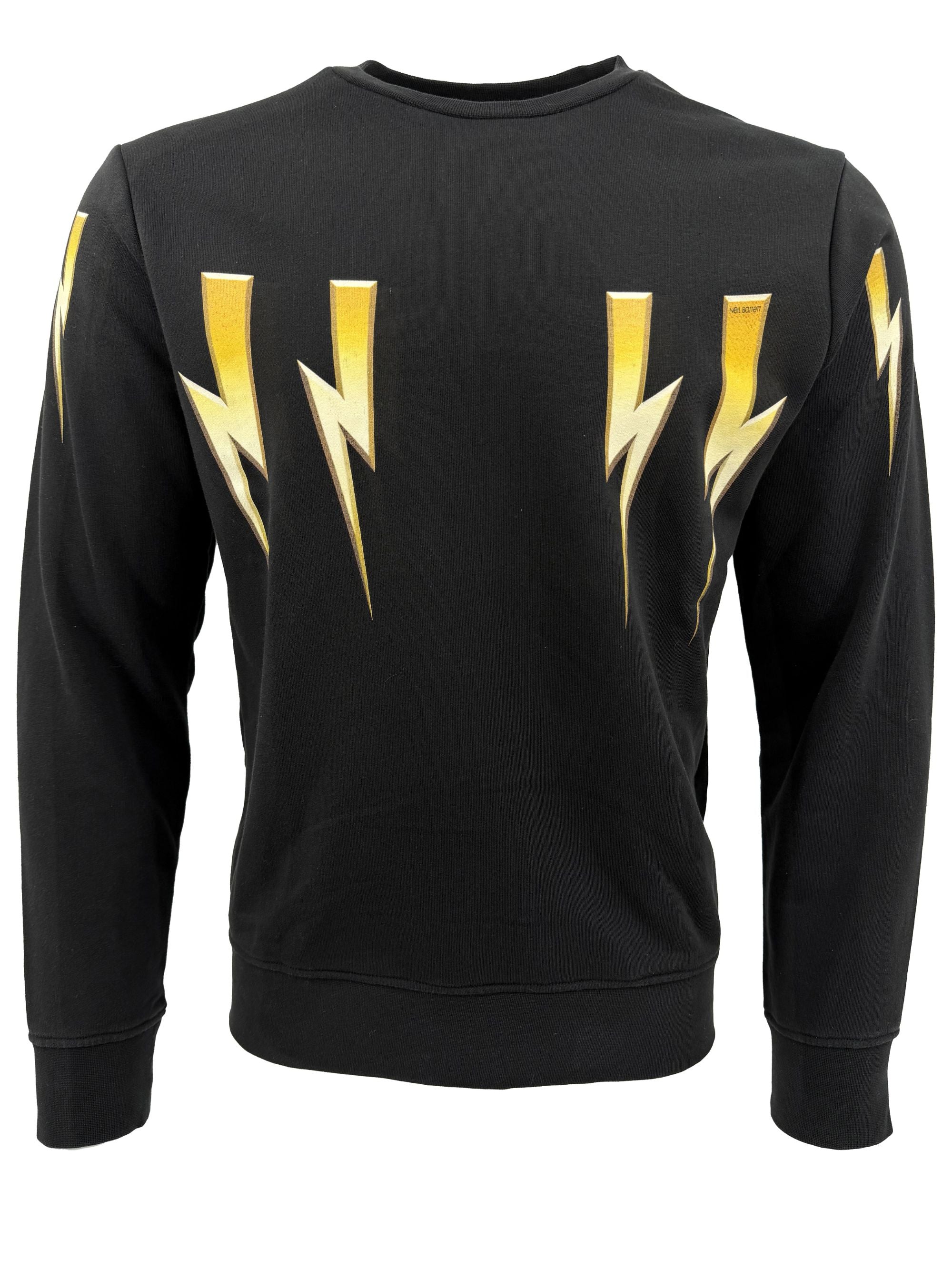 Neil Barrett Gold Bolt Sweater - Black Neil Barrett