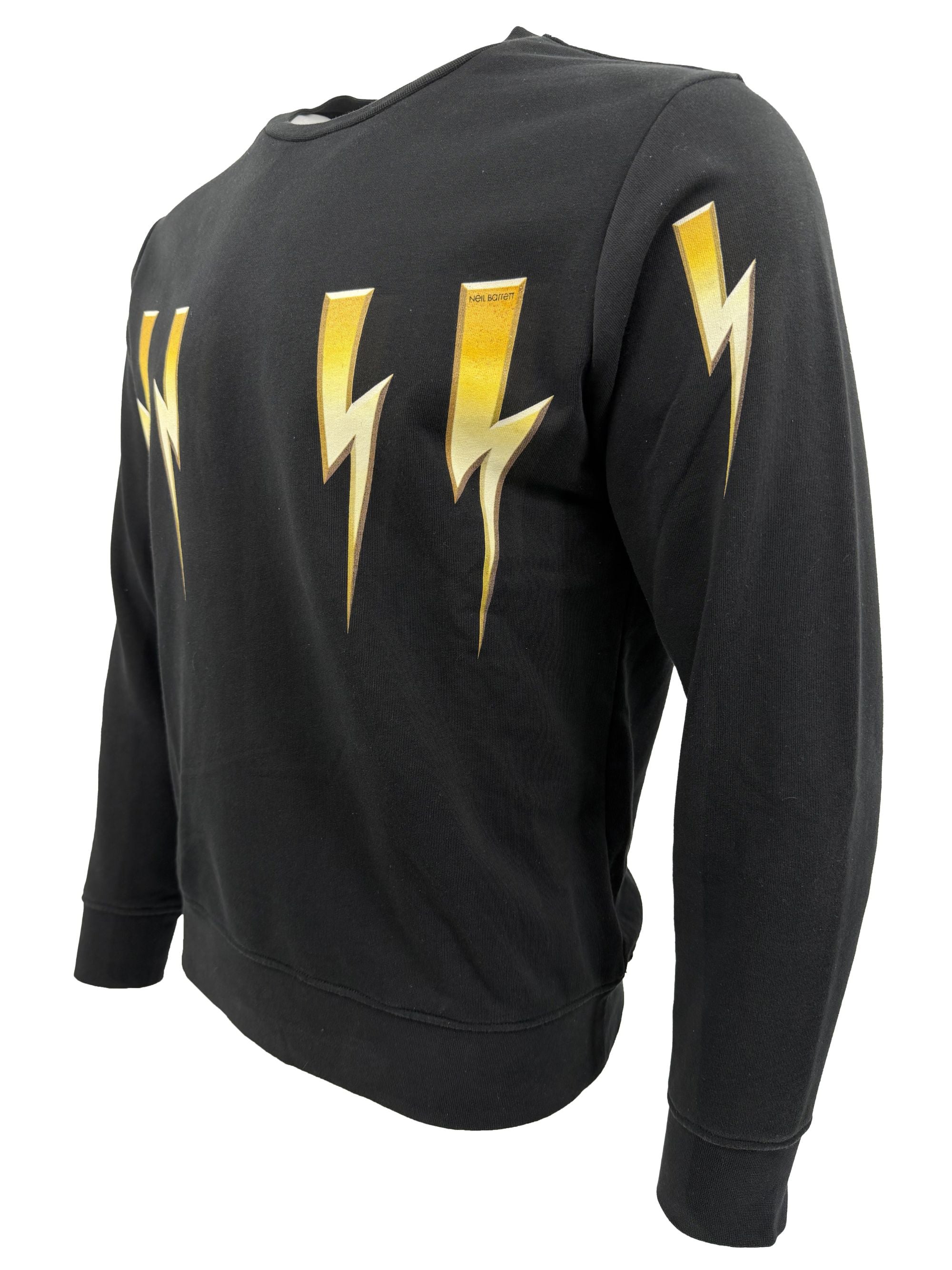 Neil Barrett Gold Bolt Sweater - Black Neil Barrett
