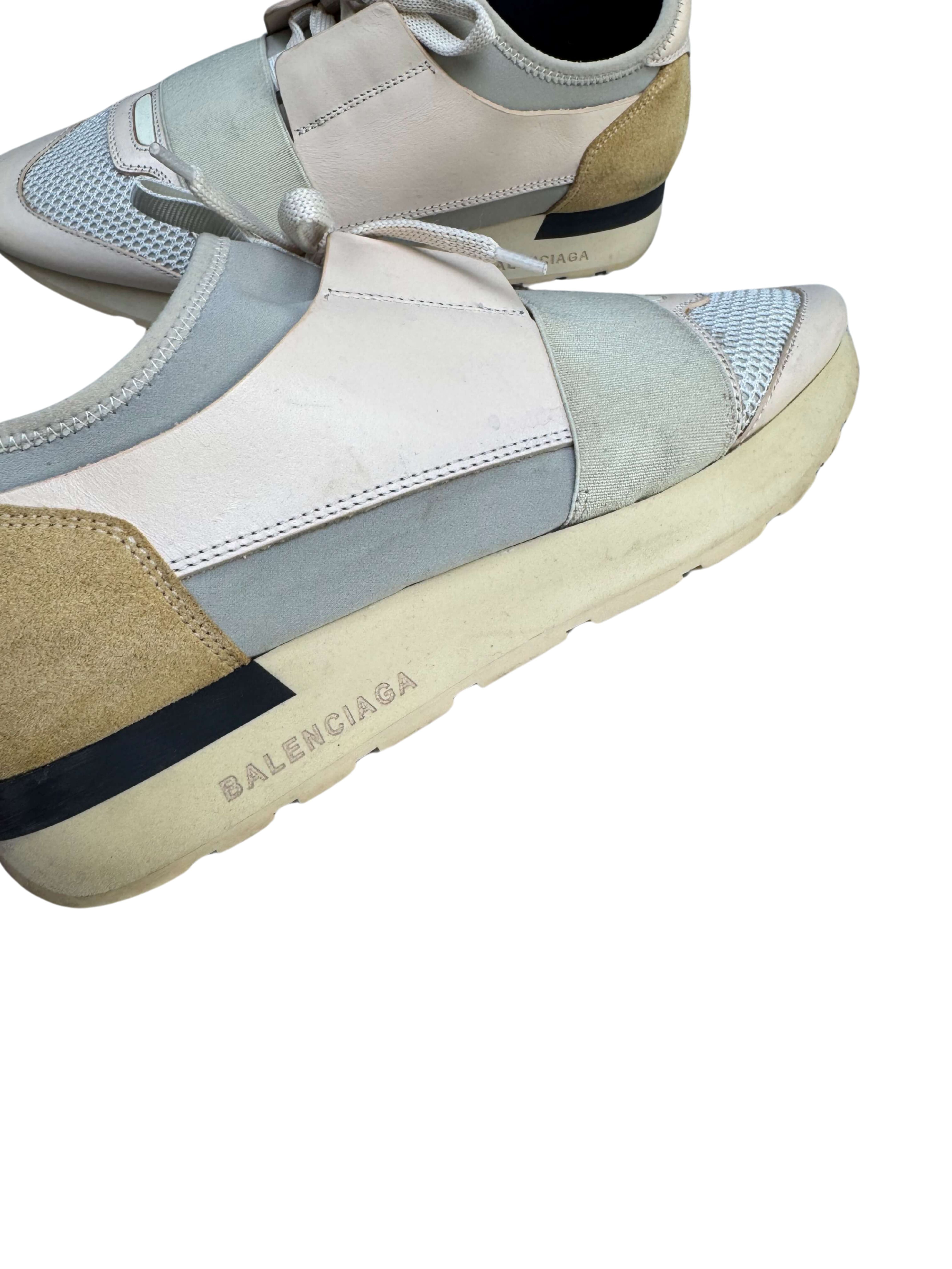 WOMEN'S - Balenciaga Race Runners - Nude Pink