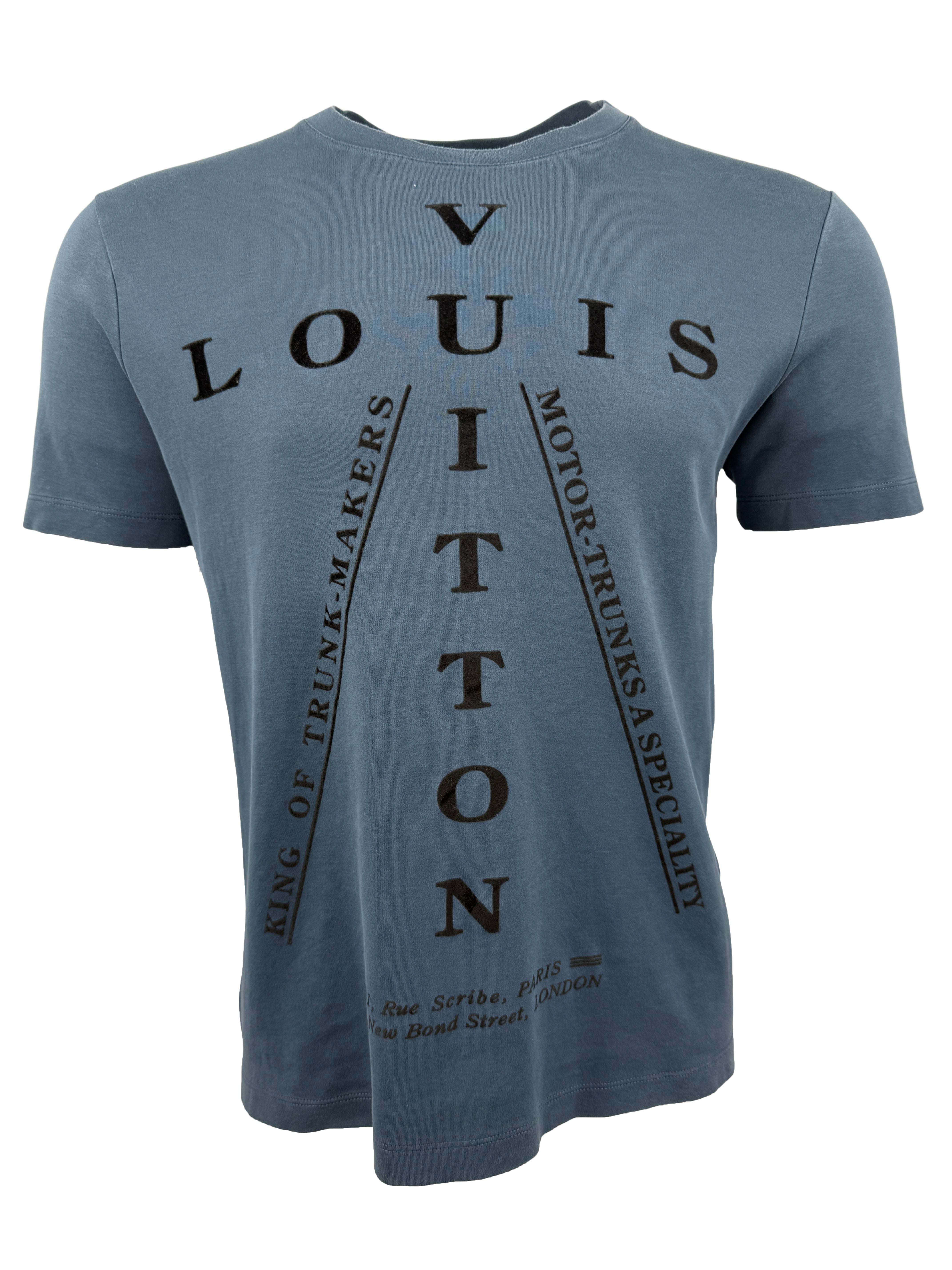 Louis Vuitton King Of Trunk-Makers T-Shirt - Blue Louis Vuitton