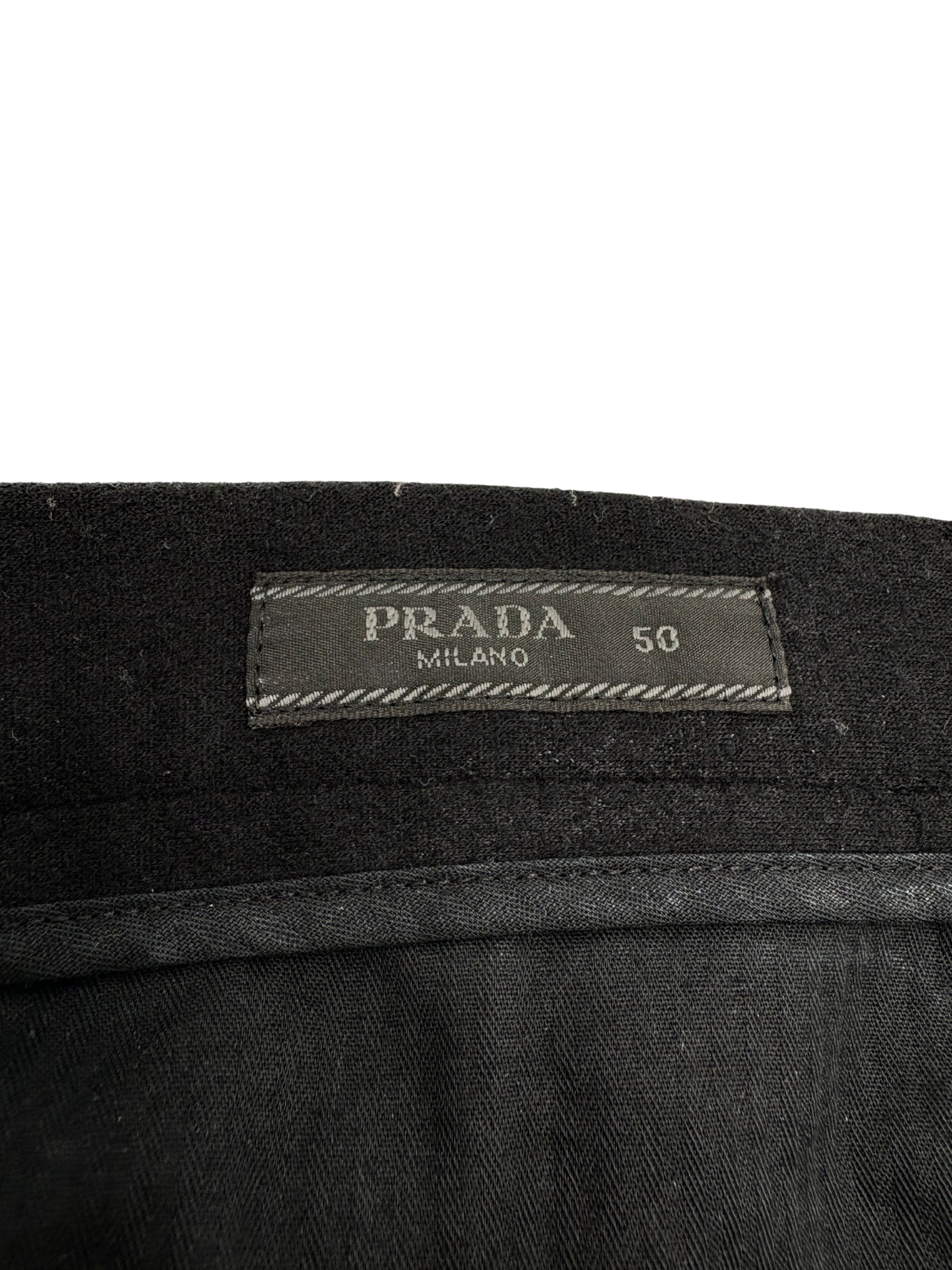 Prada Wool Joggers - Black Prada