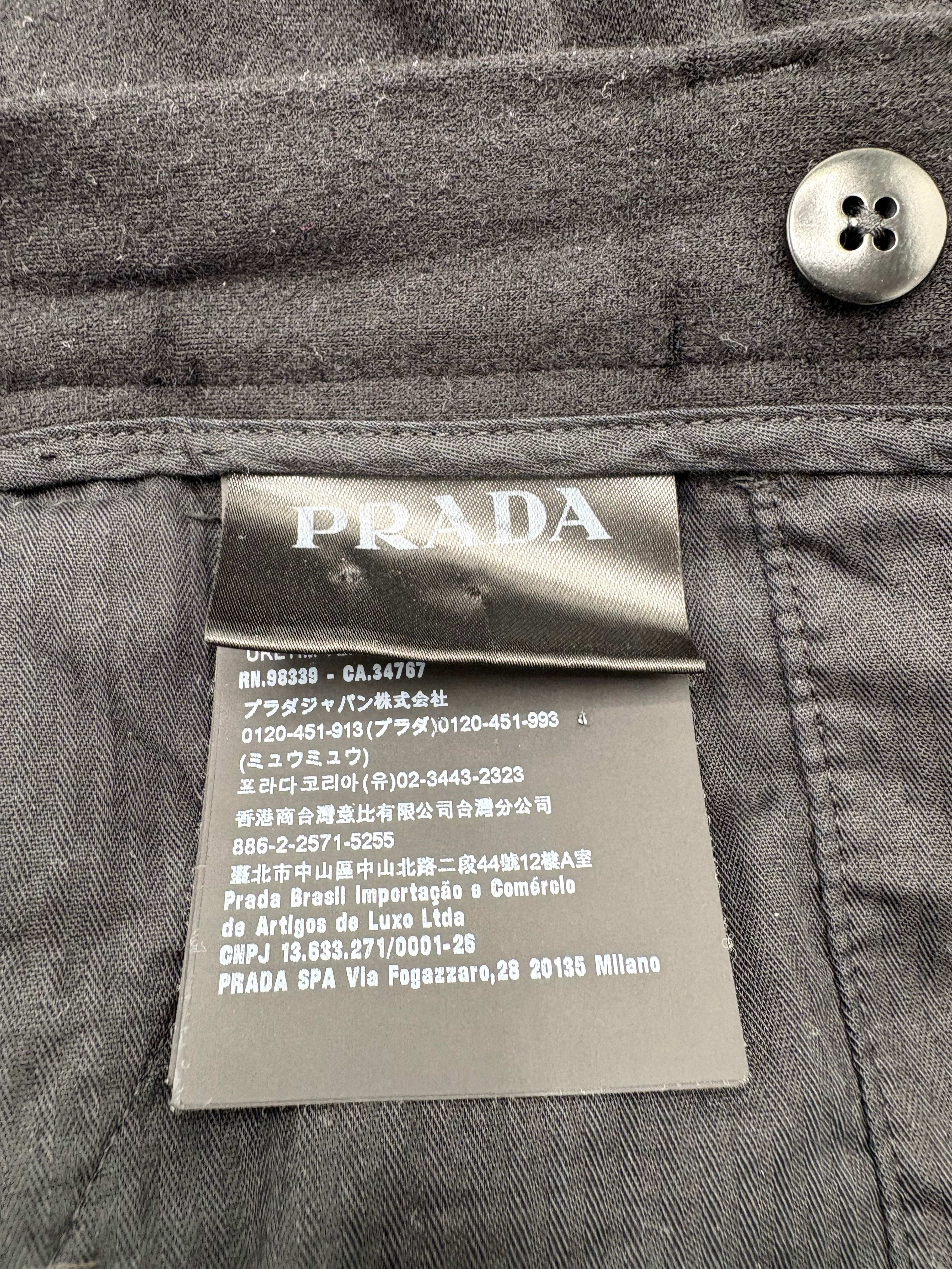 Prada Wool Joggers - Black Prada