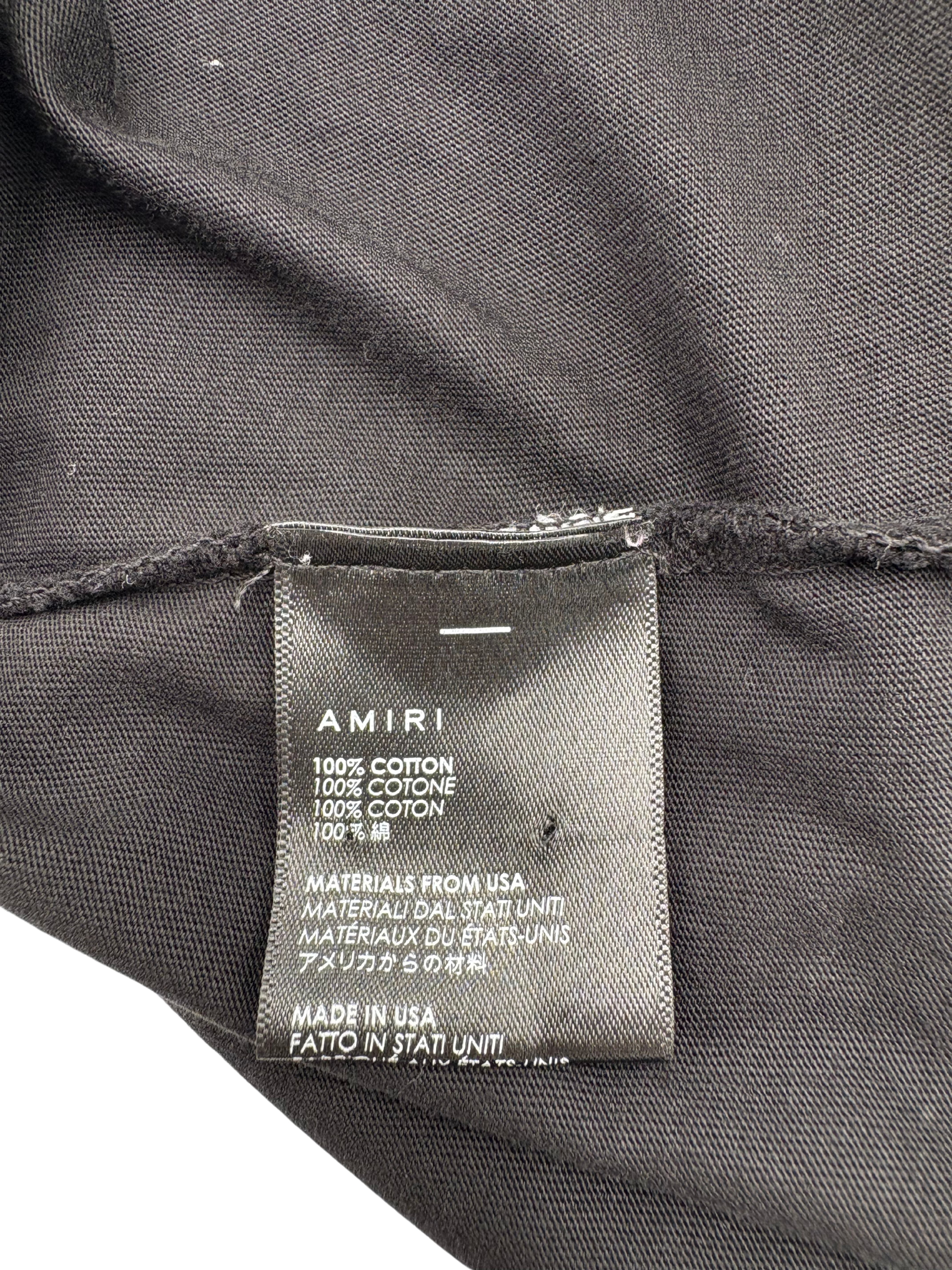 Amiri Peace Butterfly T-shirt- Black Amiri
