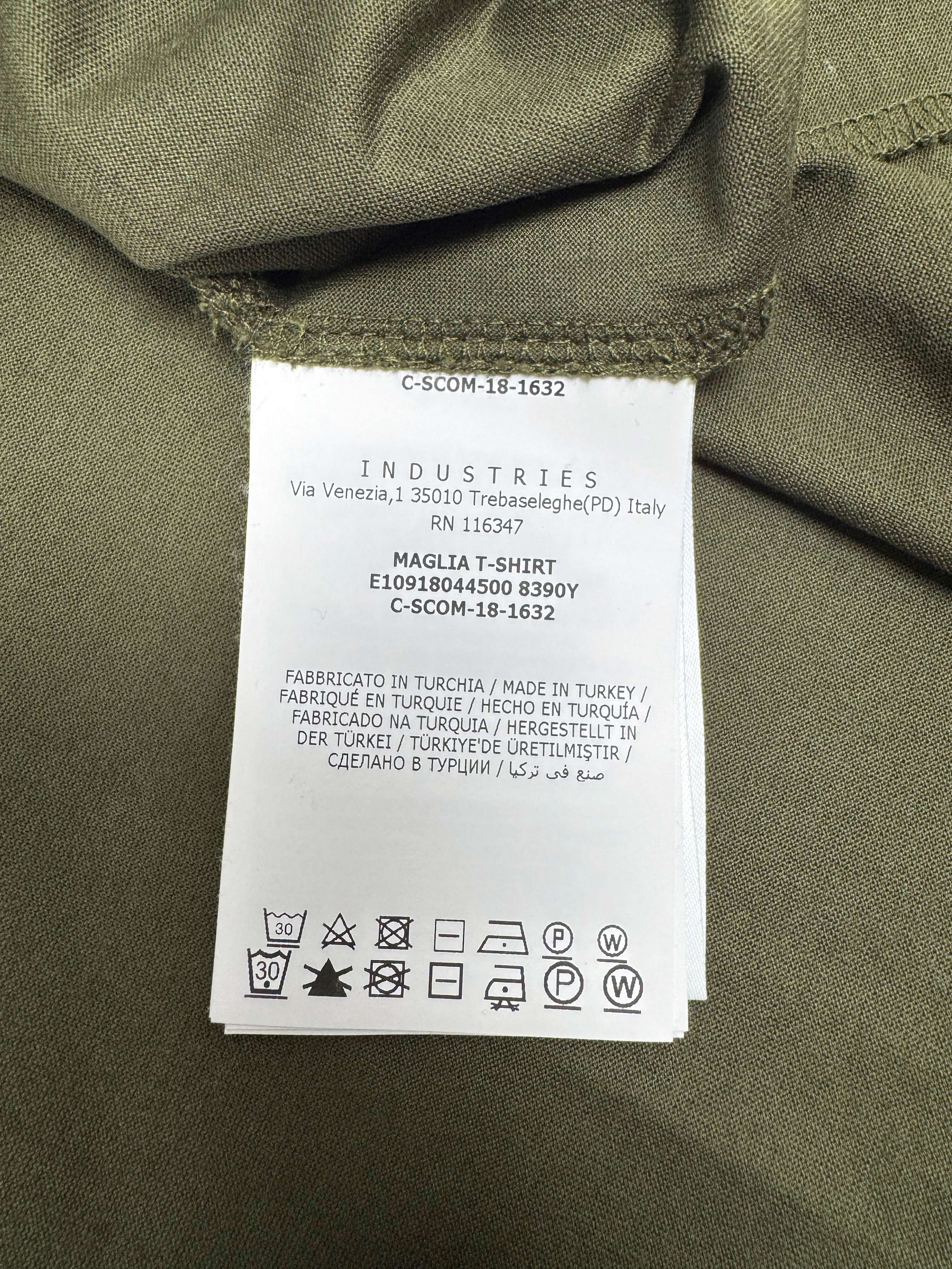Moncler Embroidered Logo T-Shirt - Khaki Moncler