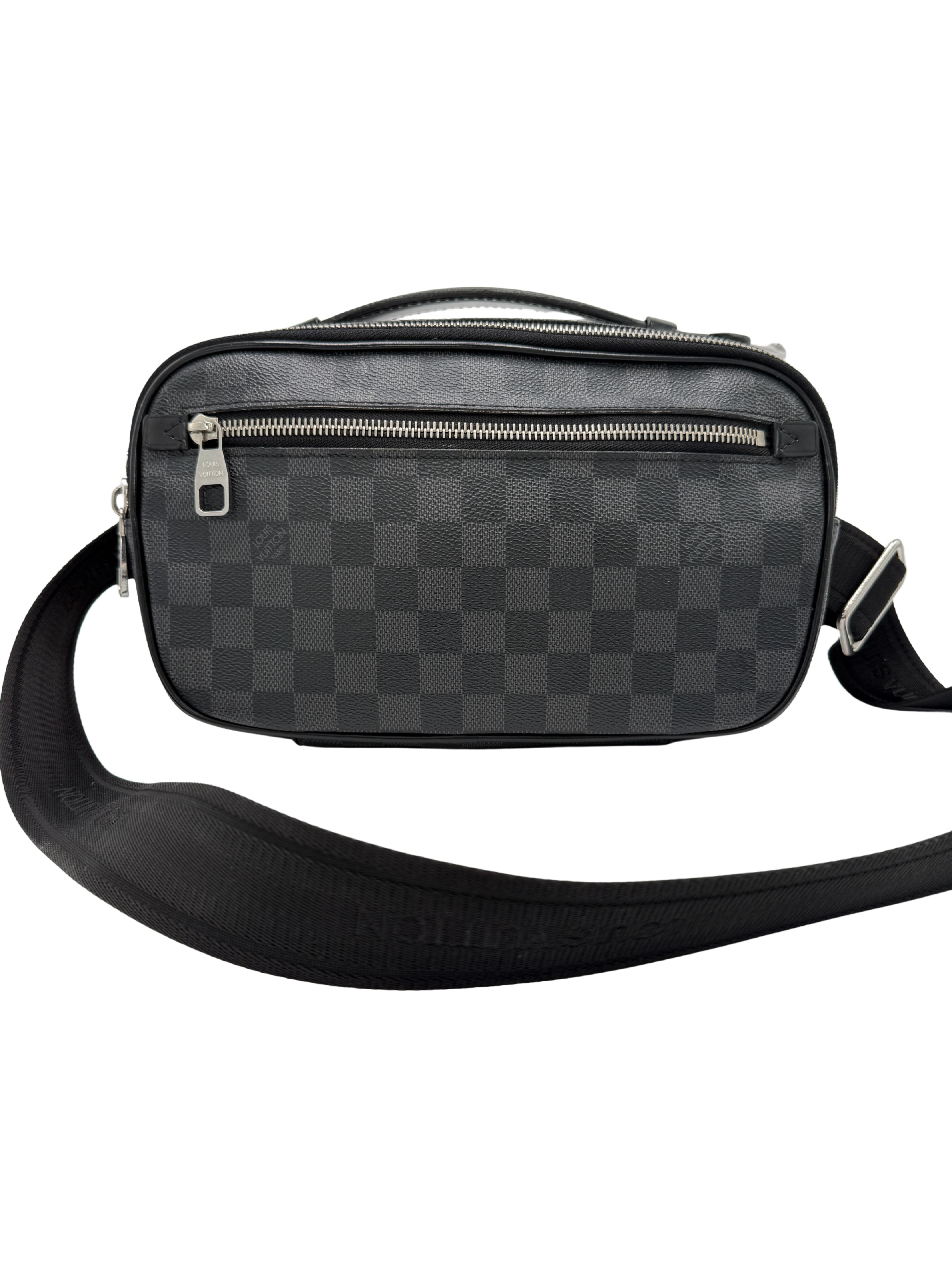 Louis Vuitton Damier Canvas Ambler Bag - Grey