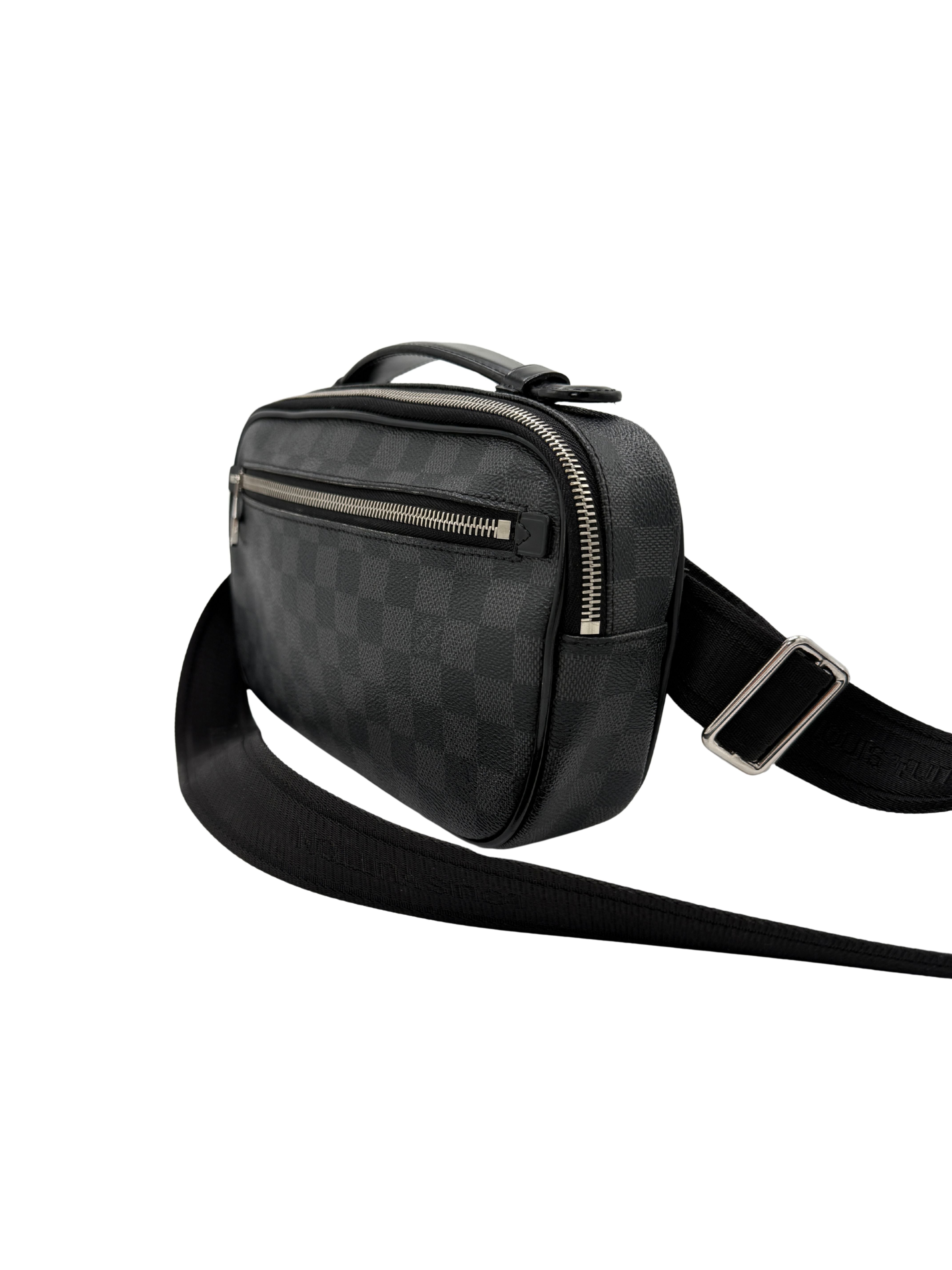 Louis Vuitton Damier Canvas Ambler Bag - Grey