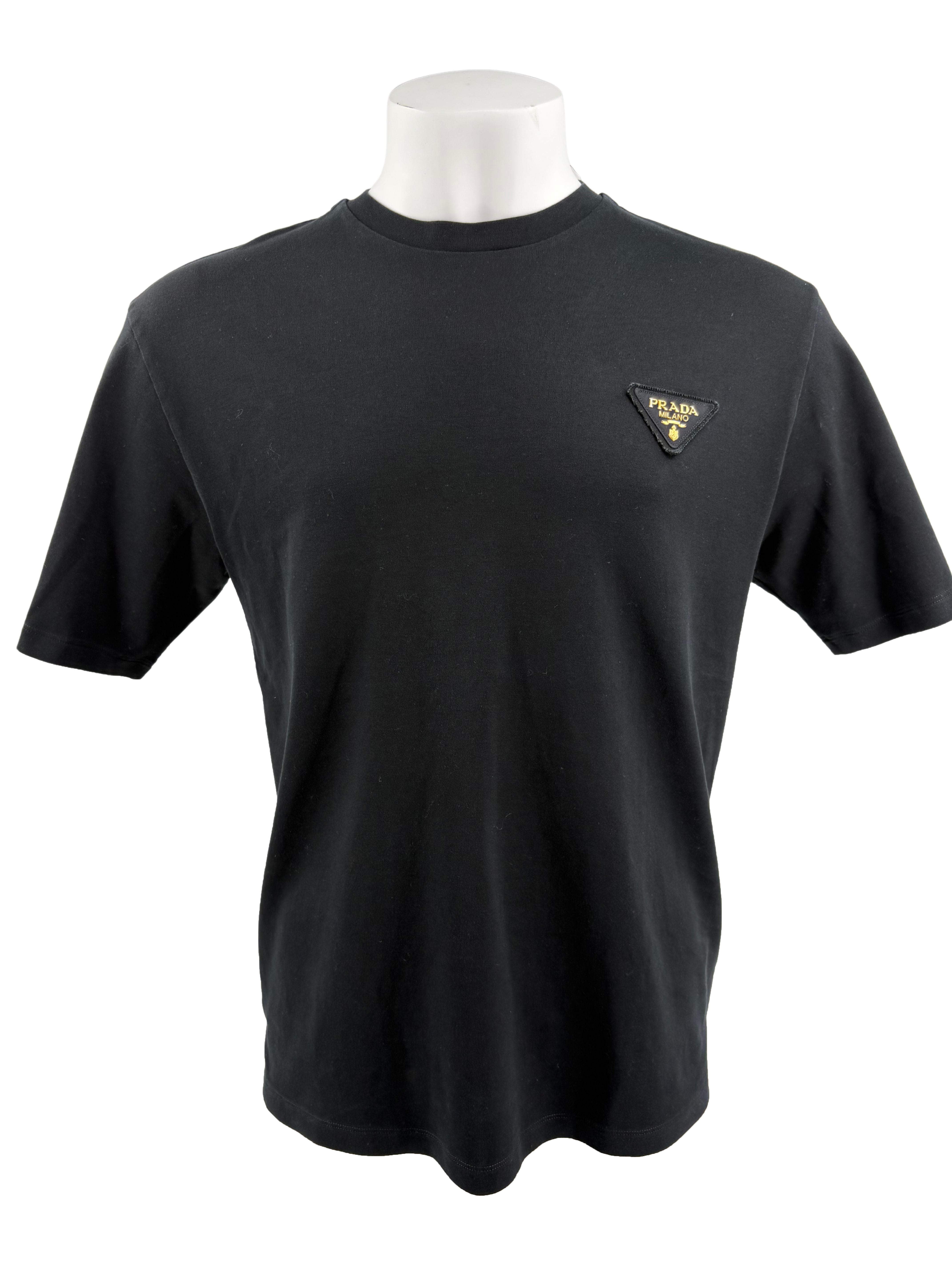 Prada Ogo-Patch short-sleeved T-shirt - Black Prada