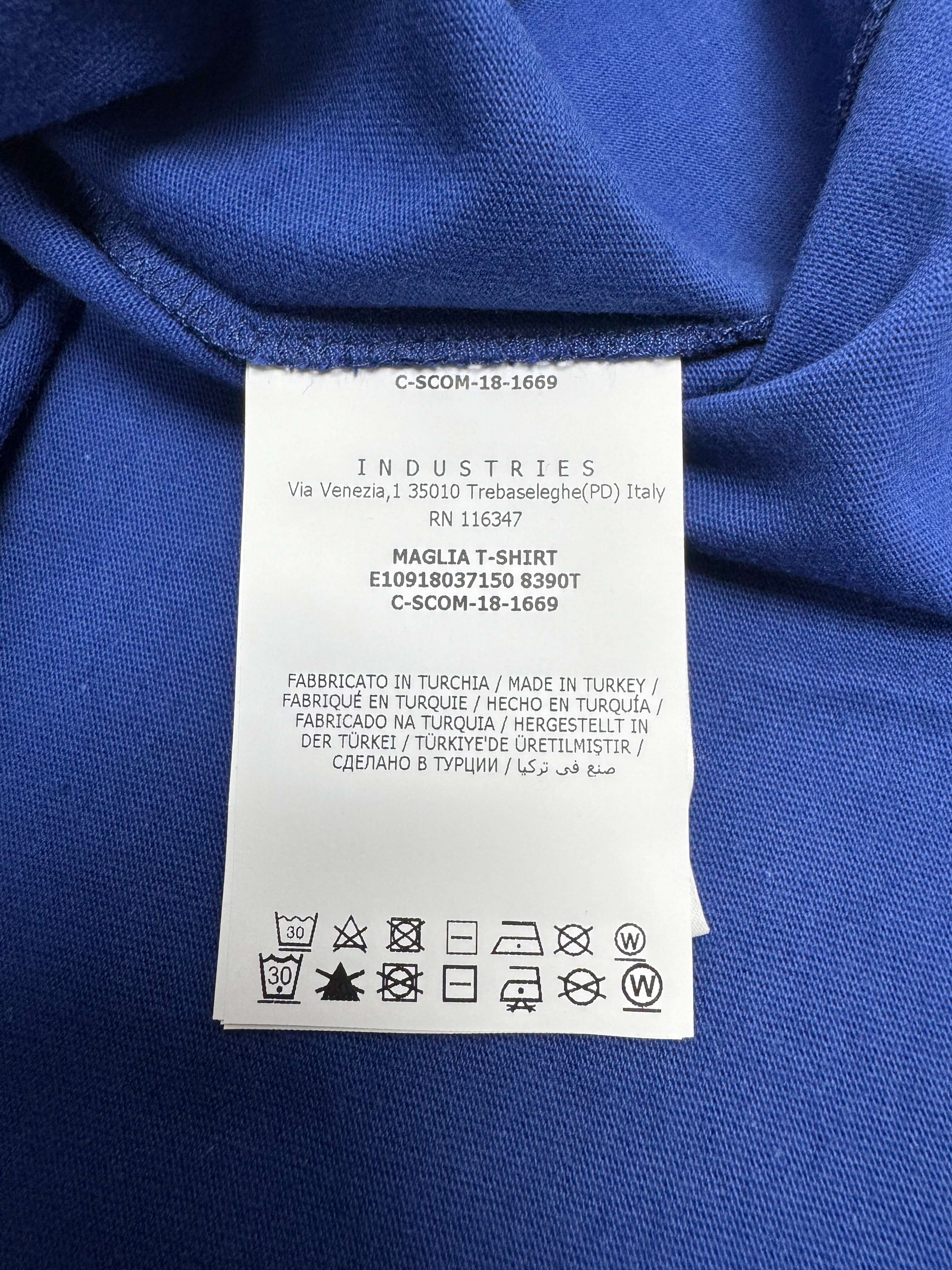 Moncler Patch Logo T-Shirt - Blue Privilege Supply Ltd