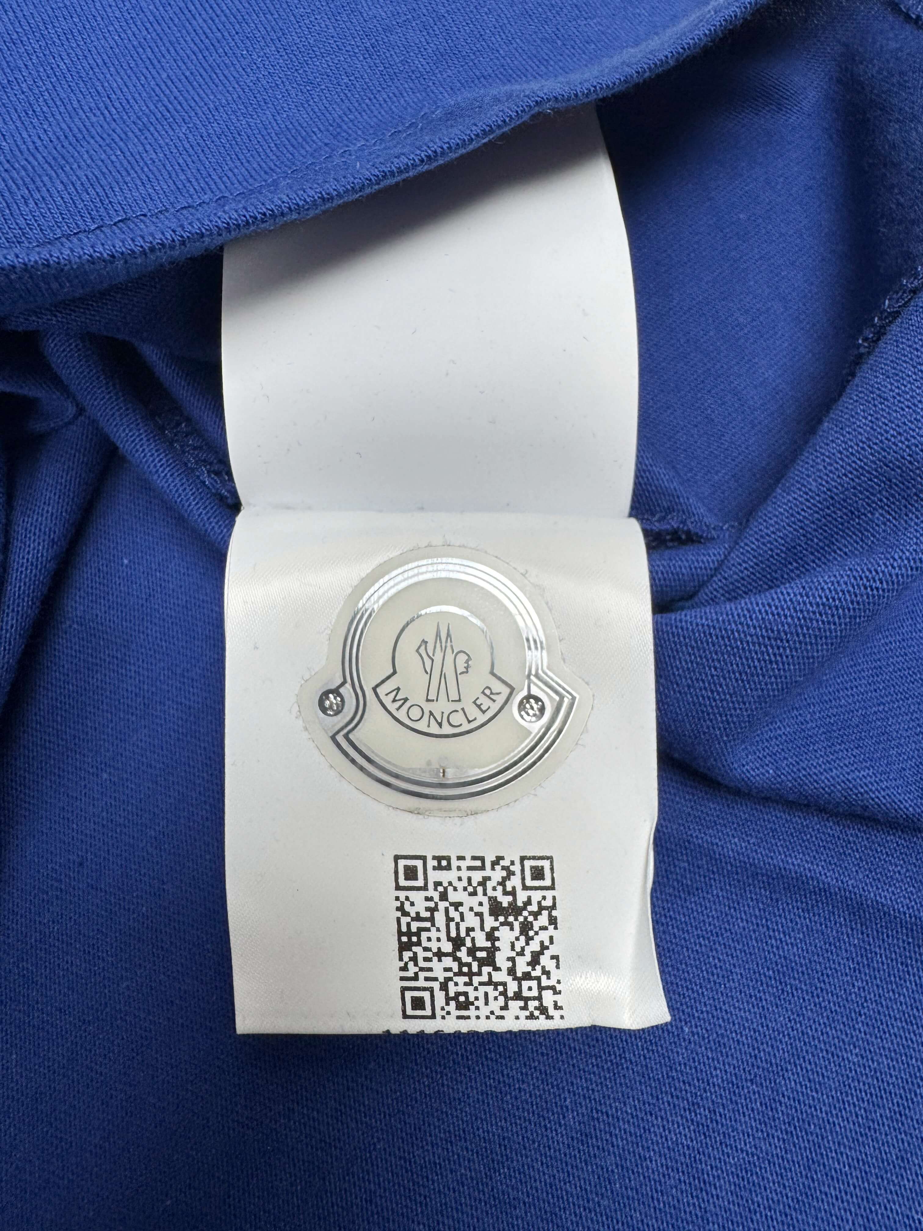 Moncler Patch Logo T-Shirt - Blue Privilege Supply Ltd