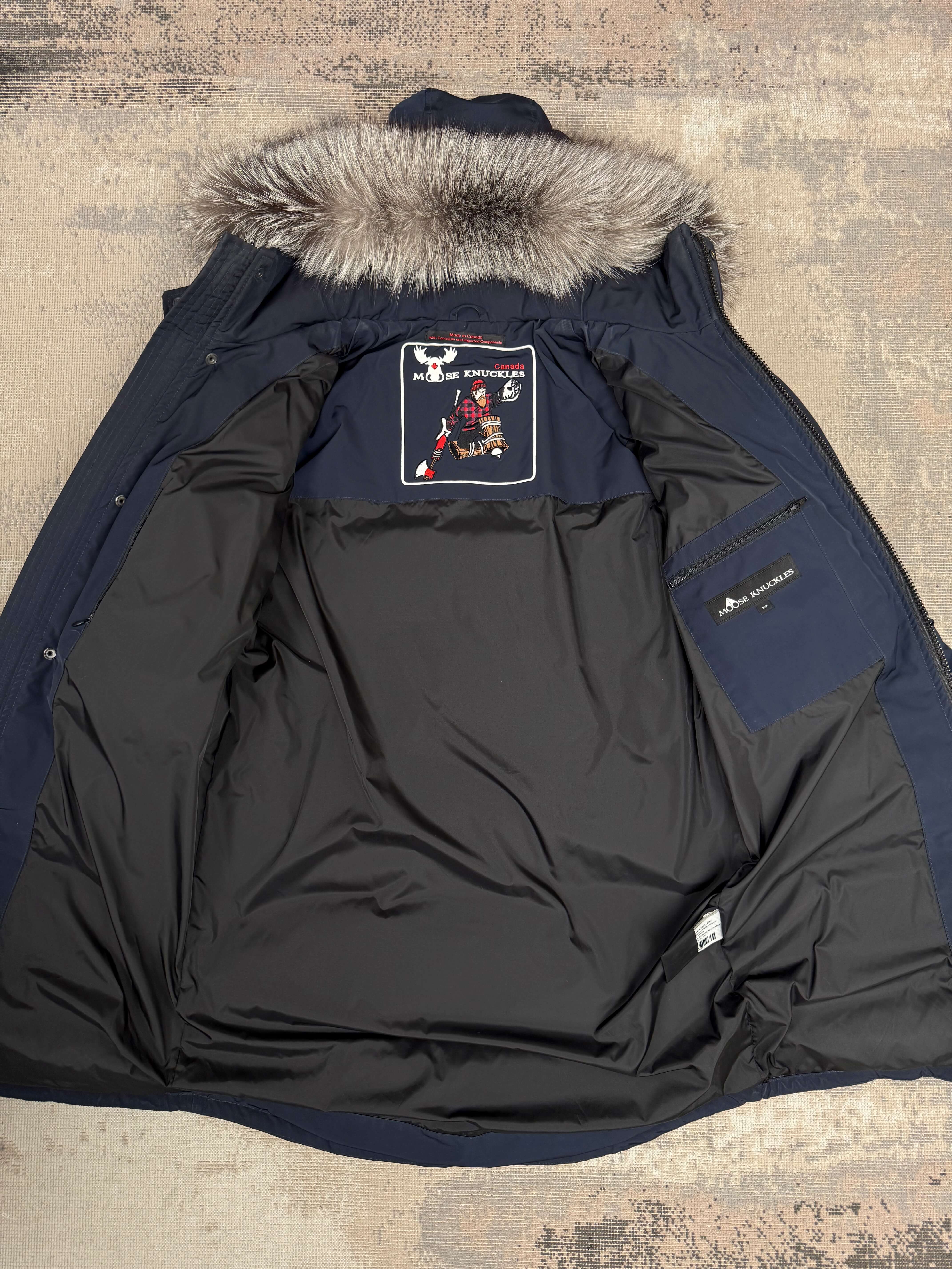 Moose Knuckles Onyx Big Ridge Parka - Navy